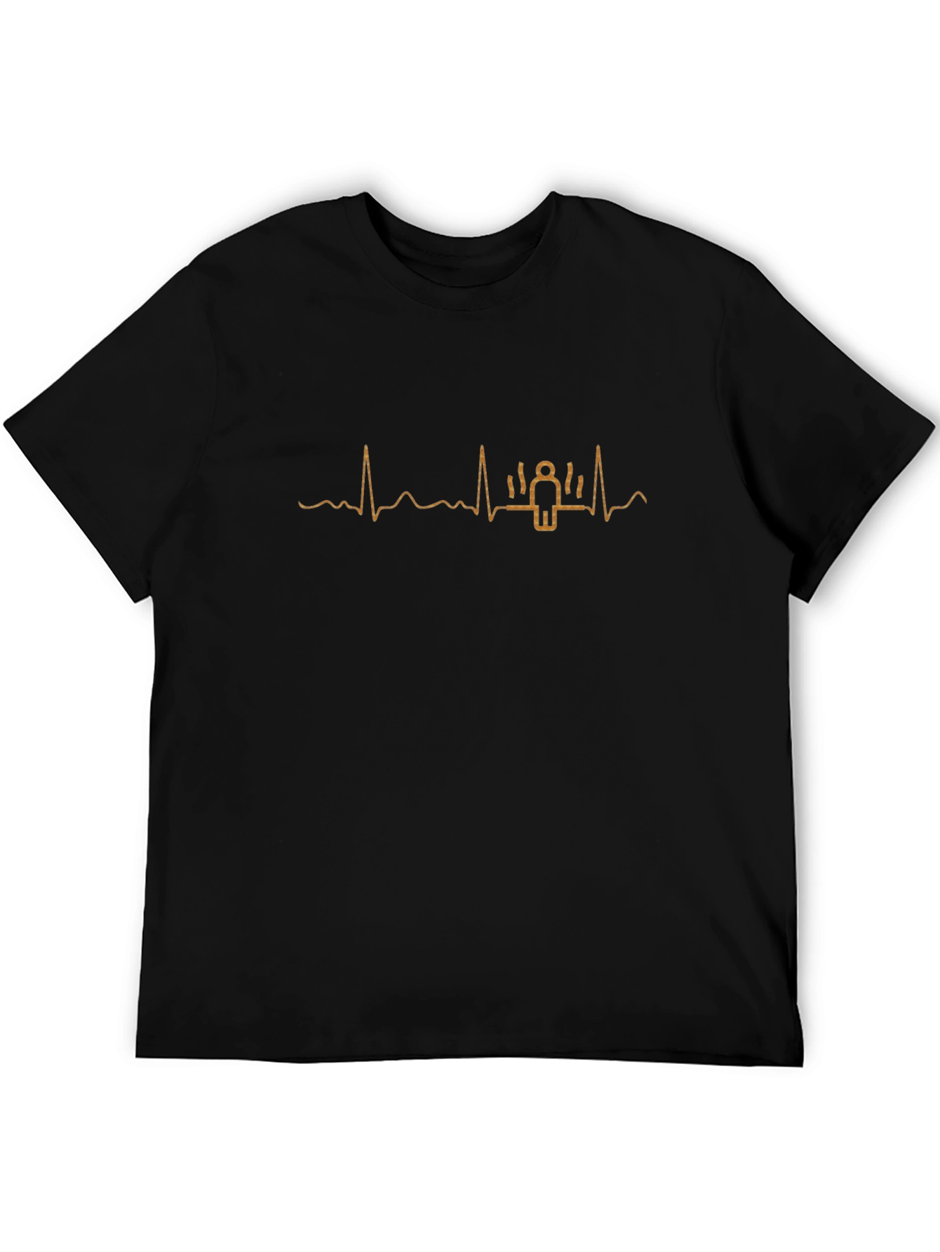 Heartbeat Gymnast Black T-Shirt