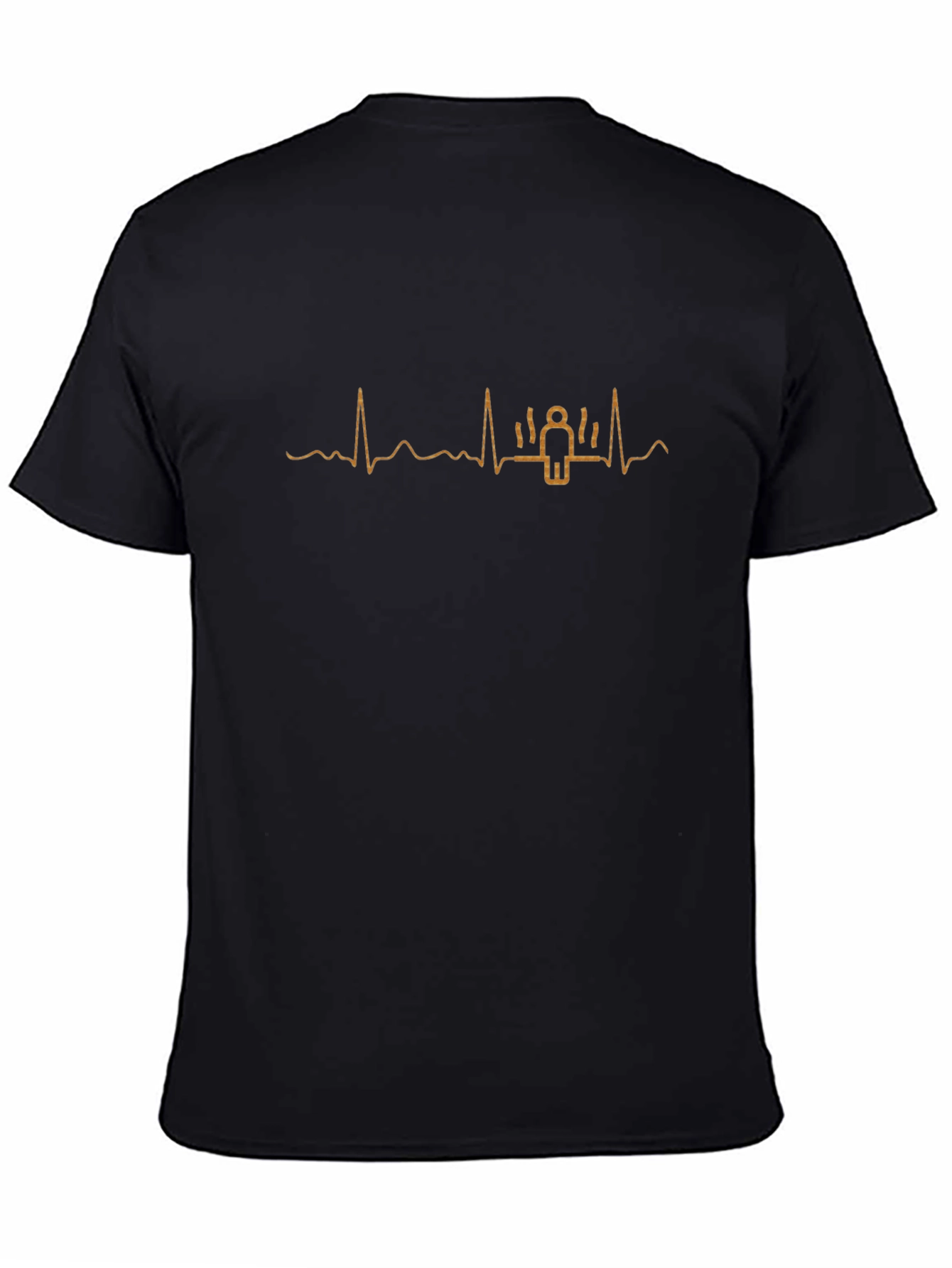 Heartbeat Gymnast Black T-Shirt