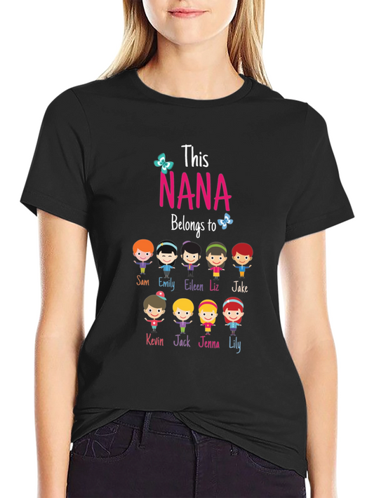 Personalized This Nana Belongs To T-Shirt