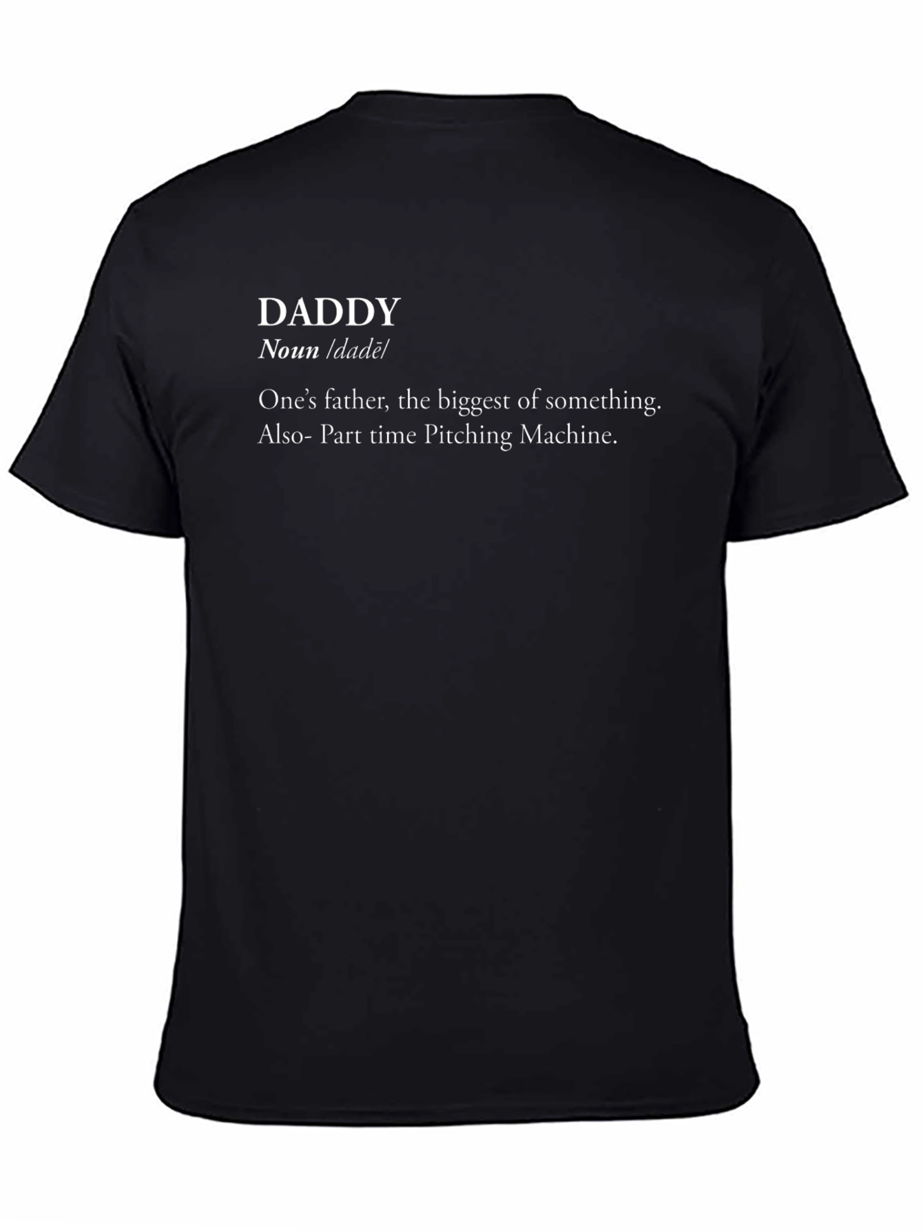 Daddy Definition Black T-Shirt