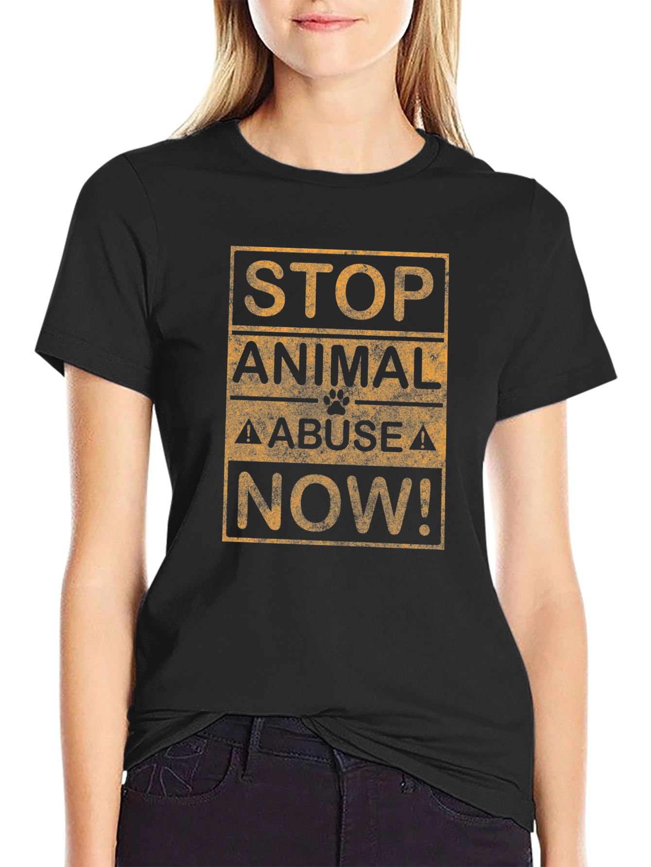 Stop Animal Abuse Now T-Shirt