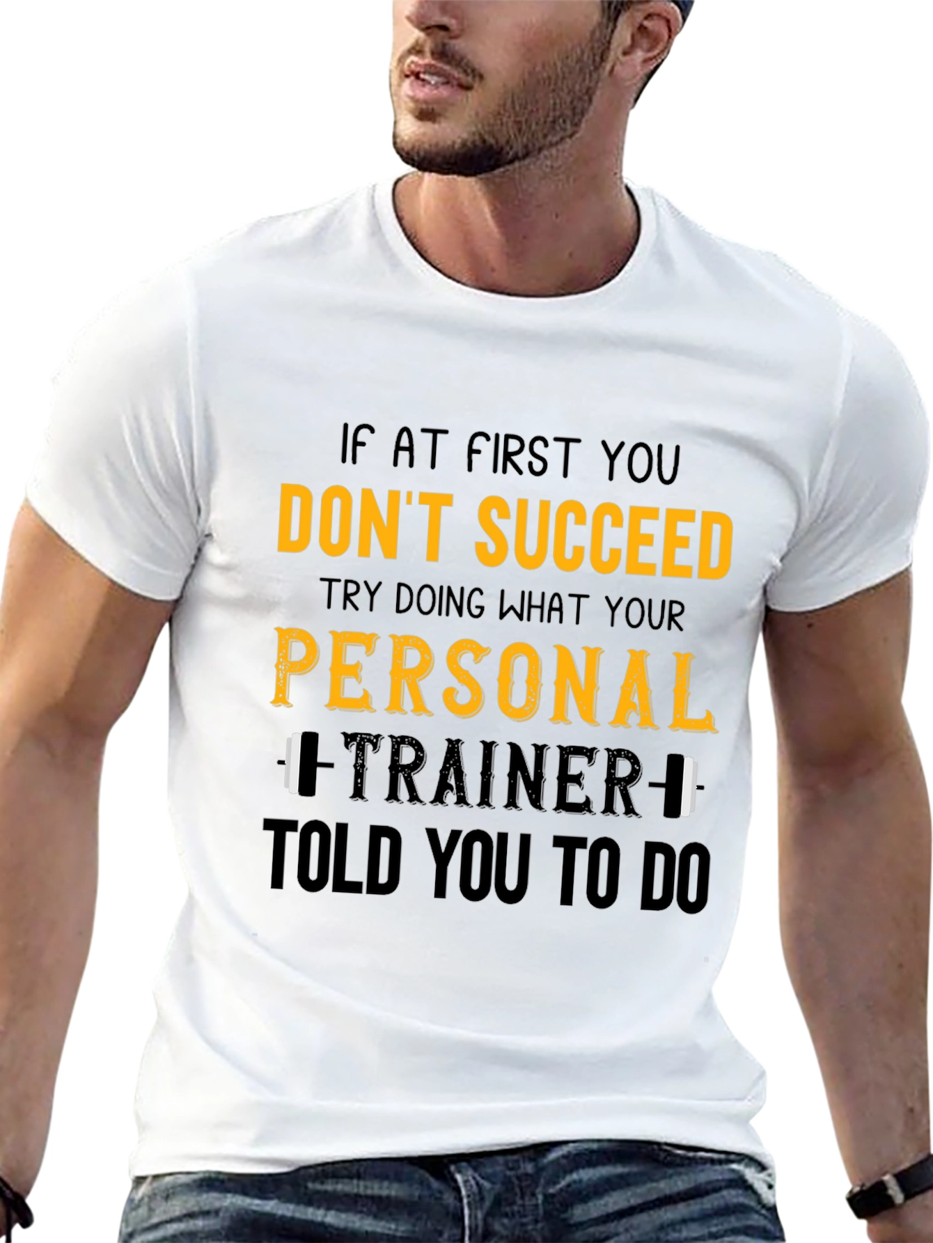 Funny Gym T-Shirt: Personal Trainer Workout Tee