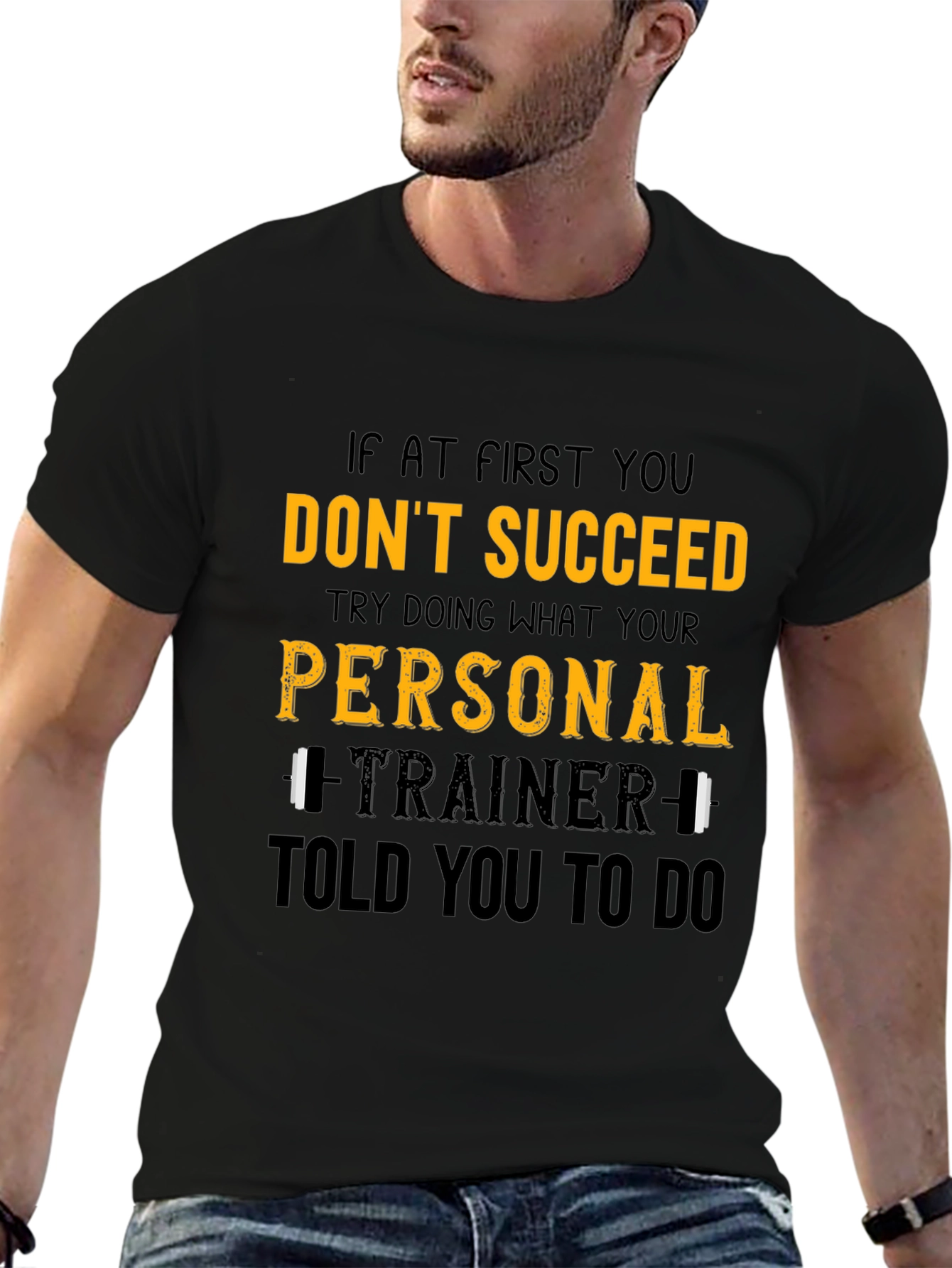 Funny Gym T-Shirt: Personal Trainer Workout Tee