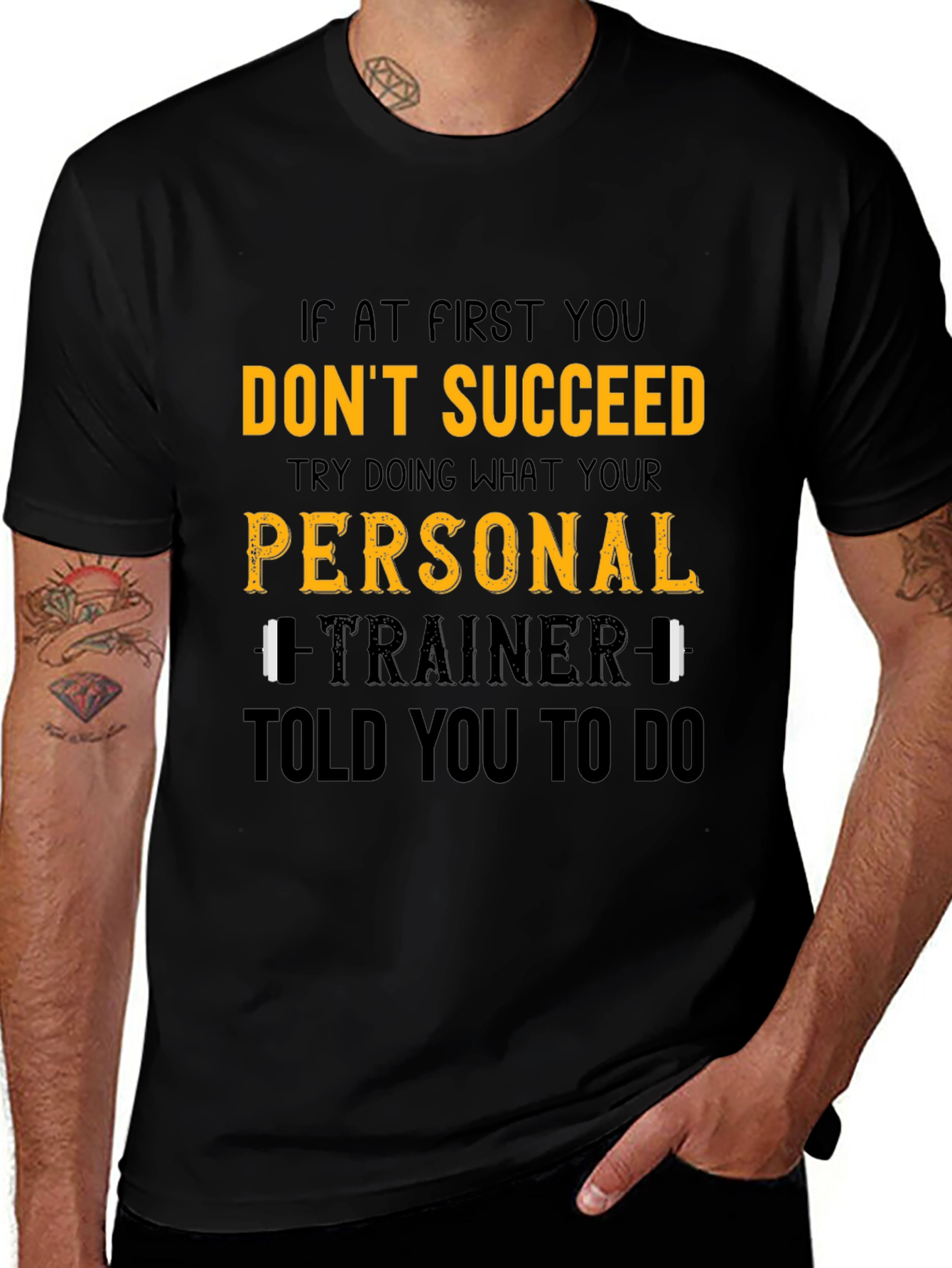 Funny Gym T-Shirt: Personal Trainer Workout Tee