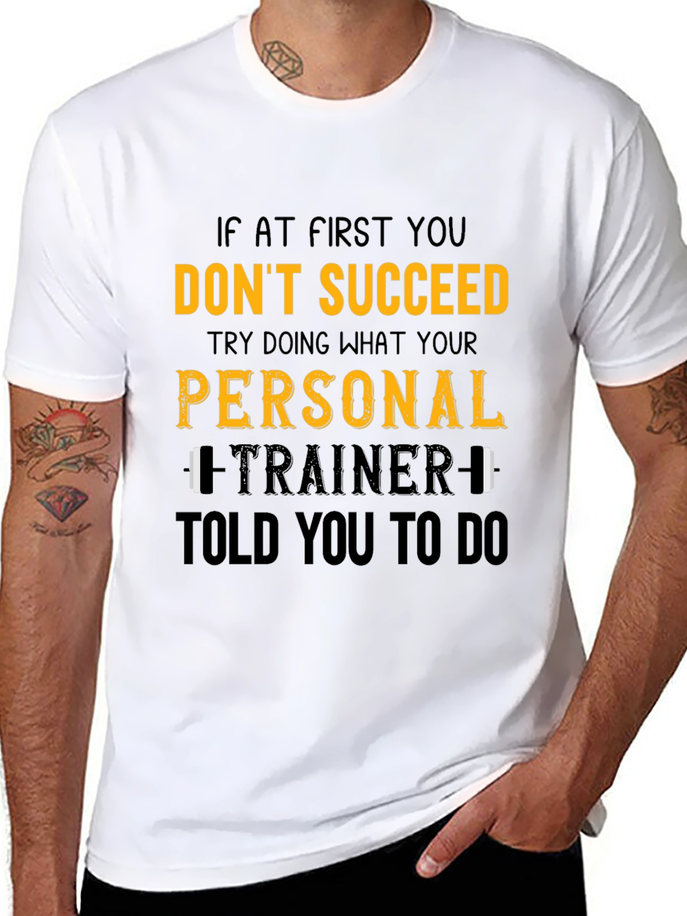 Funny Gym T-Shirt: Personal Trainer Workout Tee