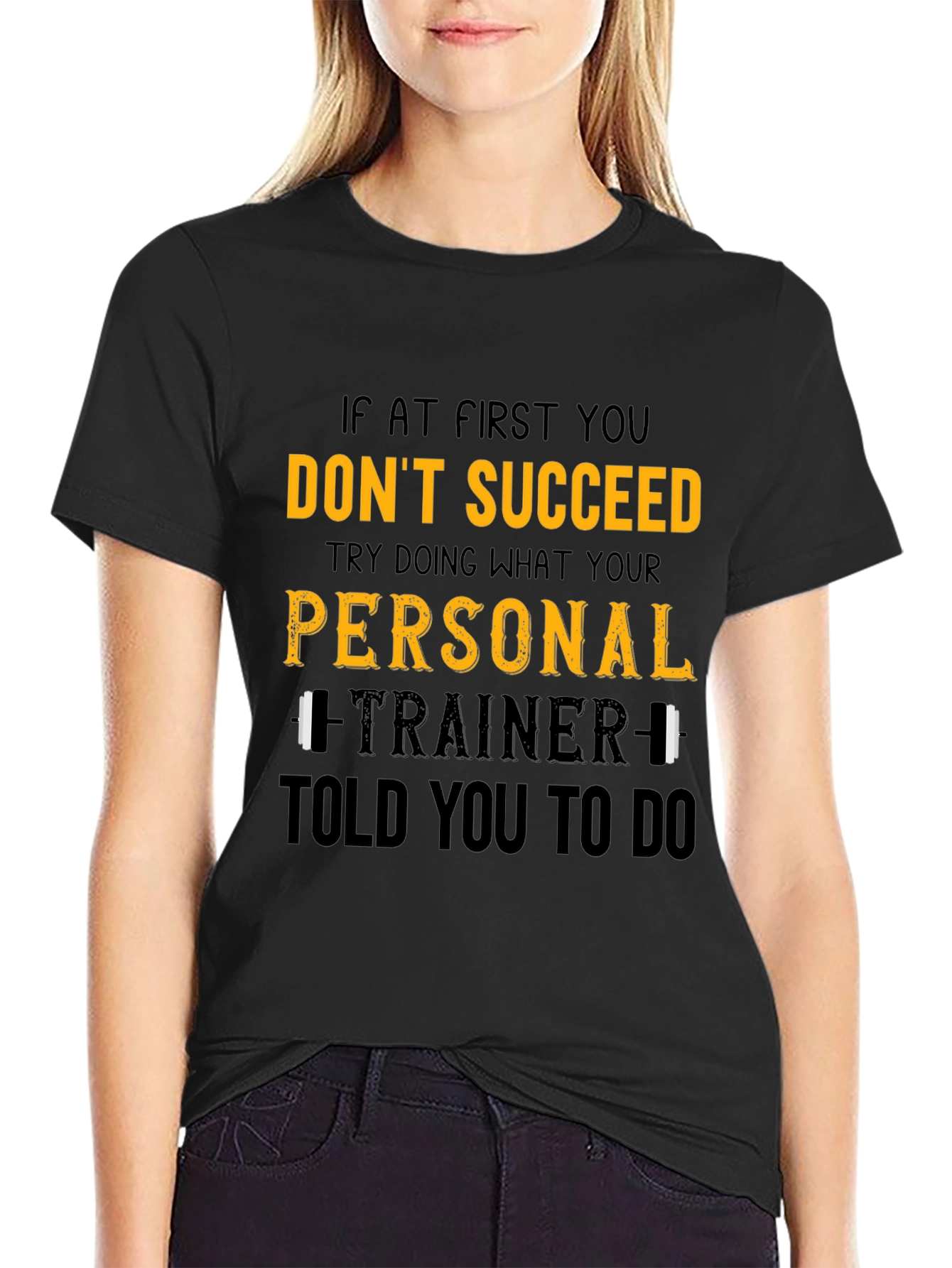 Funny Gym T-Shirt: Personal Trainer Workout Tee