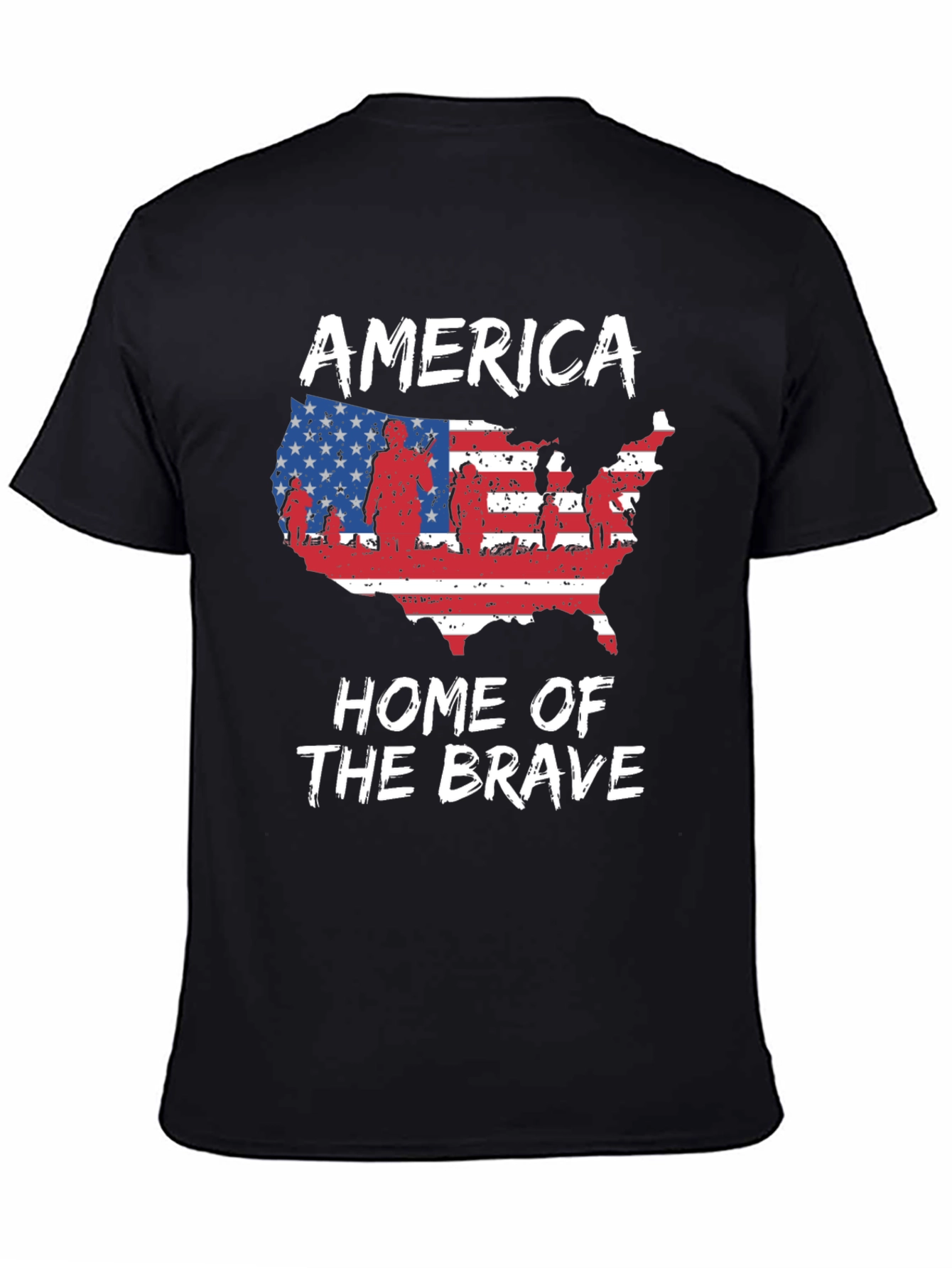 America Home Of The Brave Patriotic T-Shirt