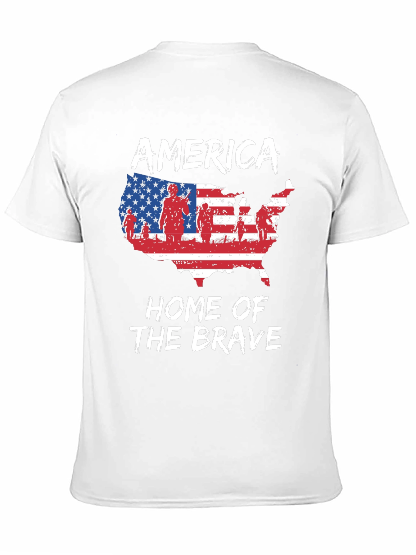 America Home Of The Brave Patriotic T-Shirt