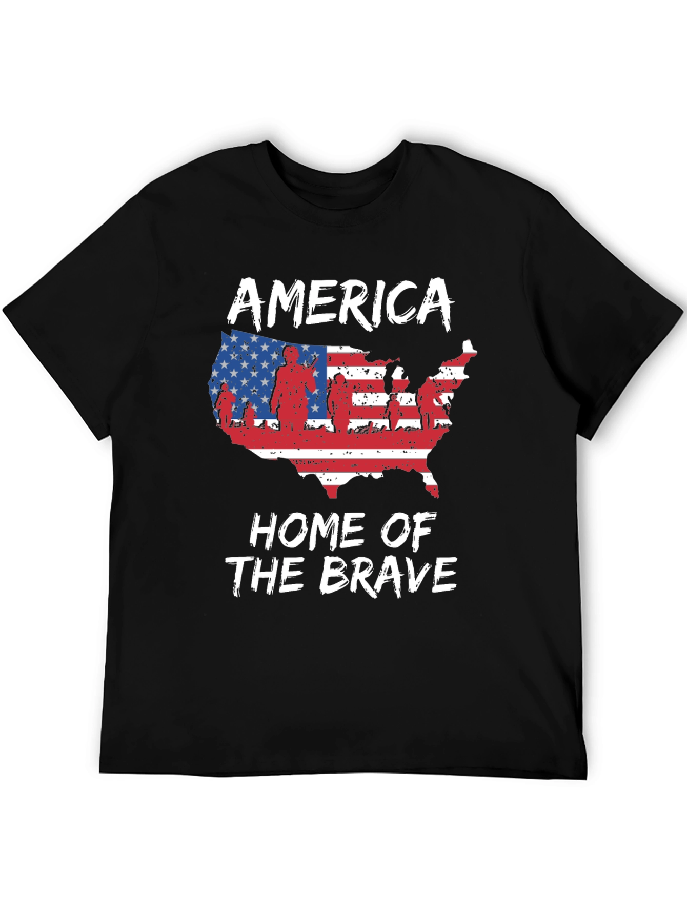 America Home Of The Brave Patriotic T-Shirt