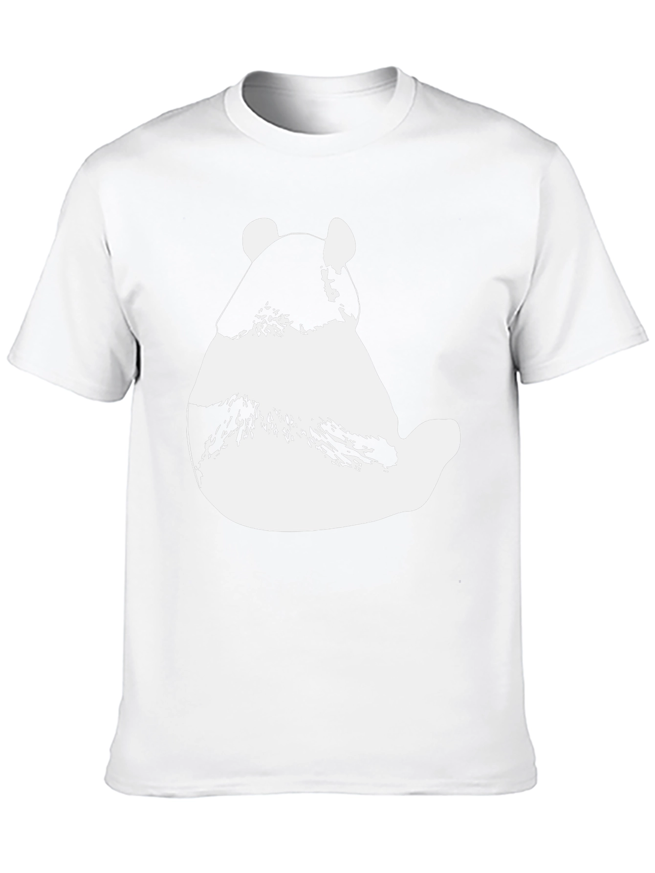 Panda Graphic T-Shirt - Black Cotton Blend Tee