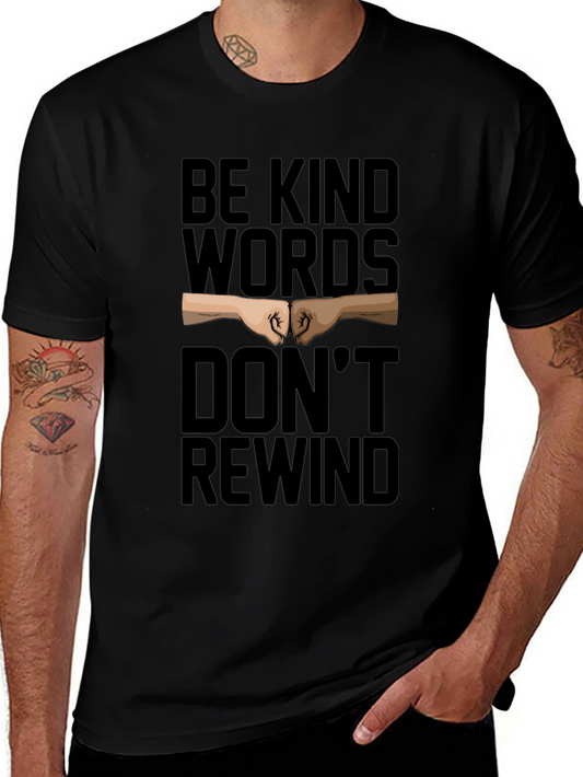 Be Kind Words T-Shirt: Motivational Graphic Tee