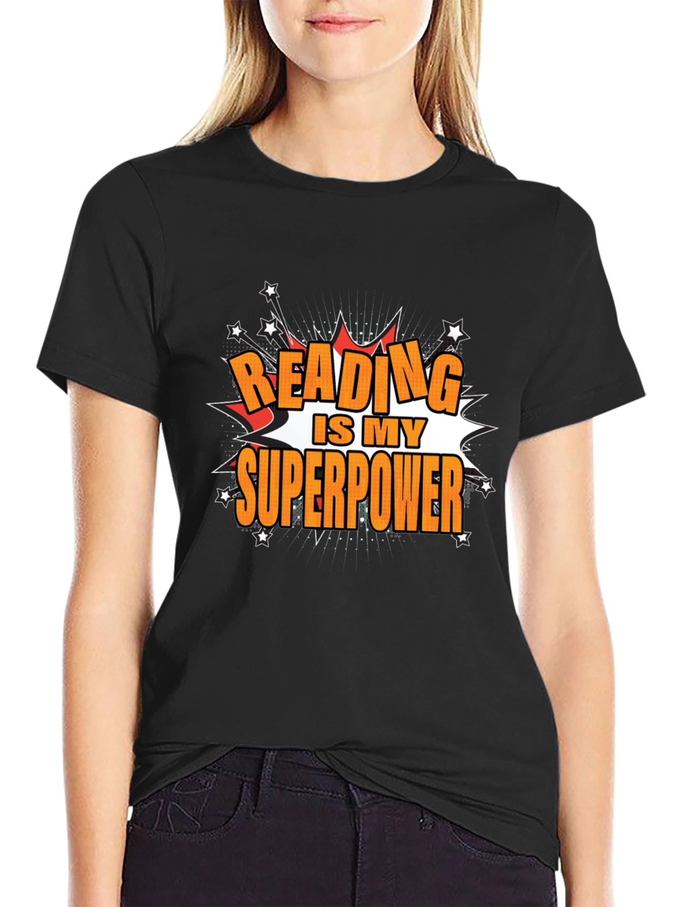 Reading is My Superpower Graphic Tee