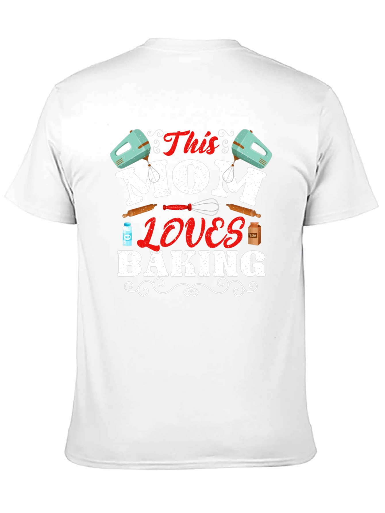 This Mom Loves Baking T-Shirt - Black