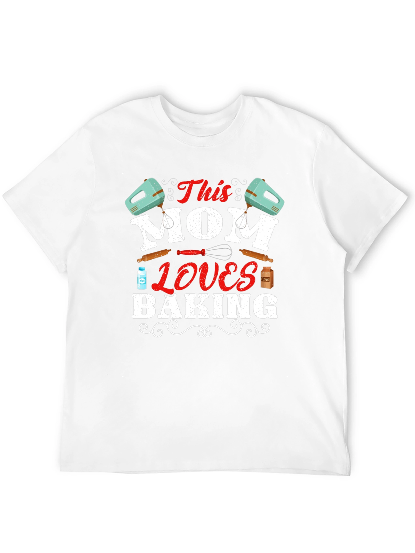 This Mom Loves Baking T-Shirt - Black