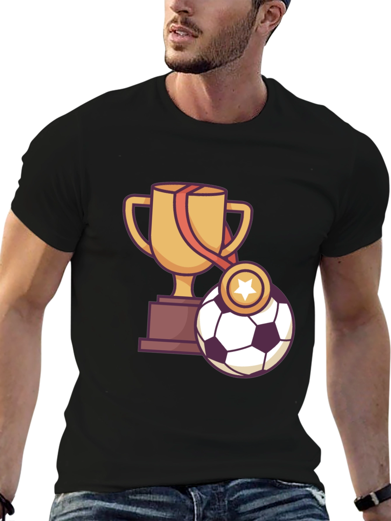 Soccer Trophy Graphic Tee