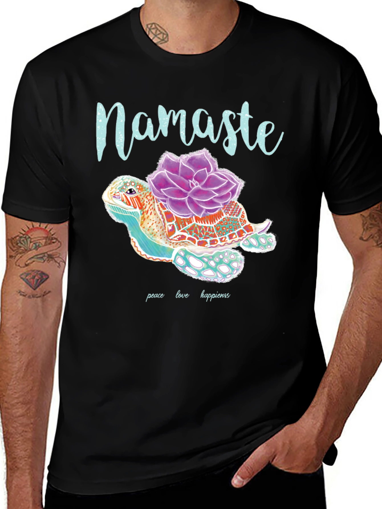 Namaste Turtle Graphic Tee