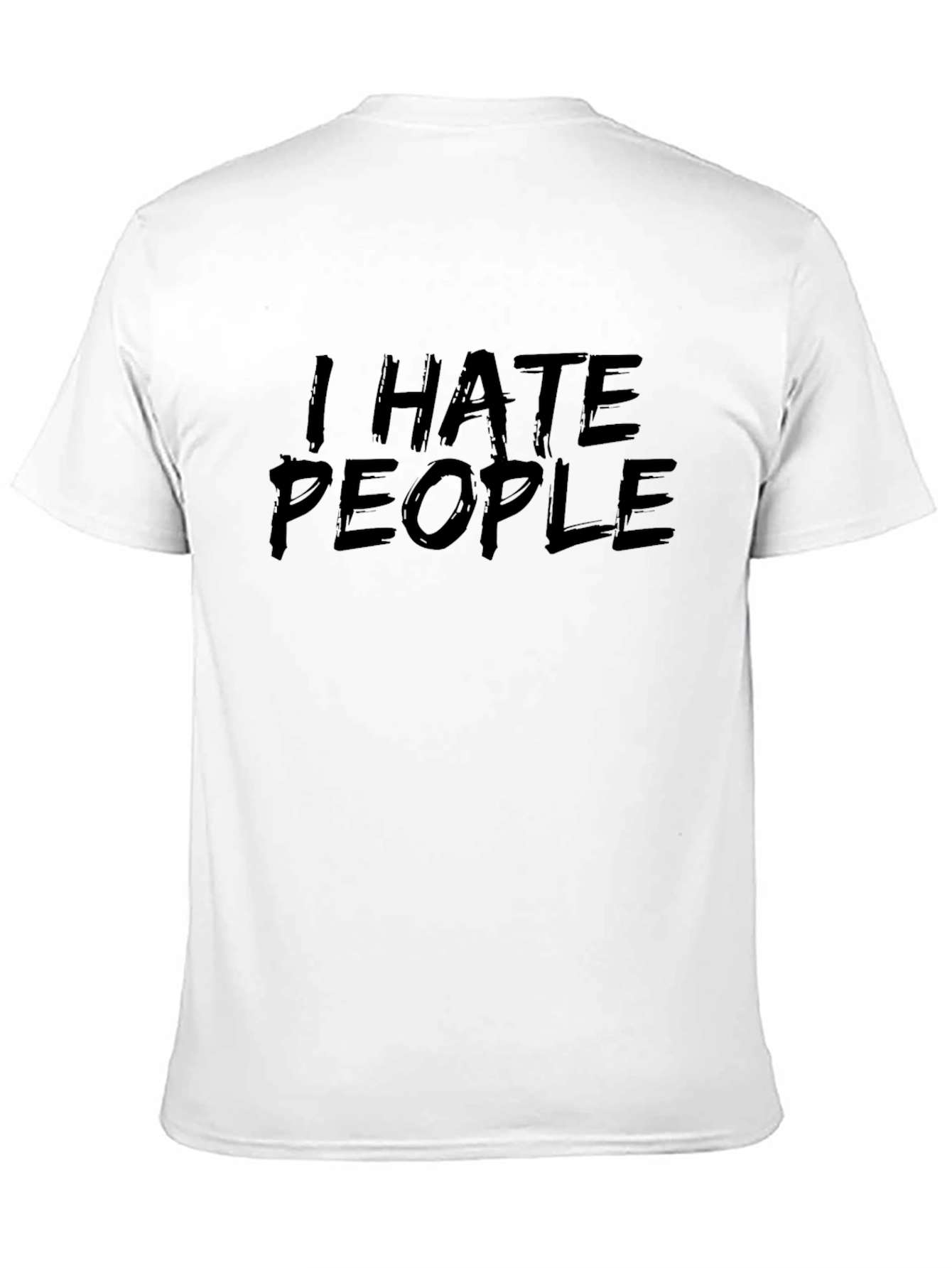 I Hate People Graphic Tee - Unisex Black T-Shirt