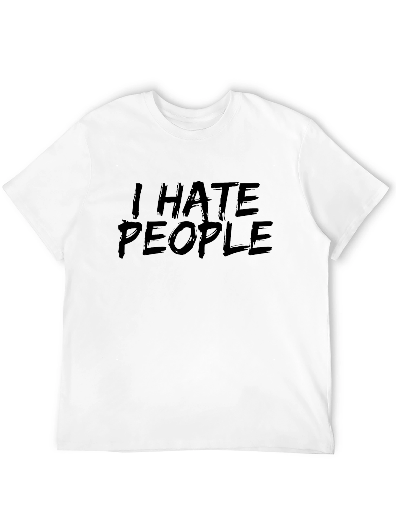 I Hate People Graphic Tee - Unisex Black T-Shirt