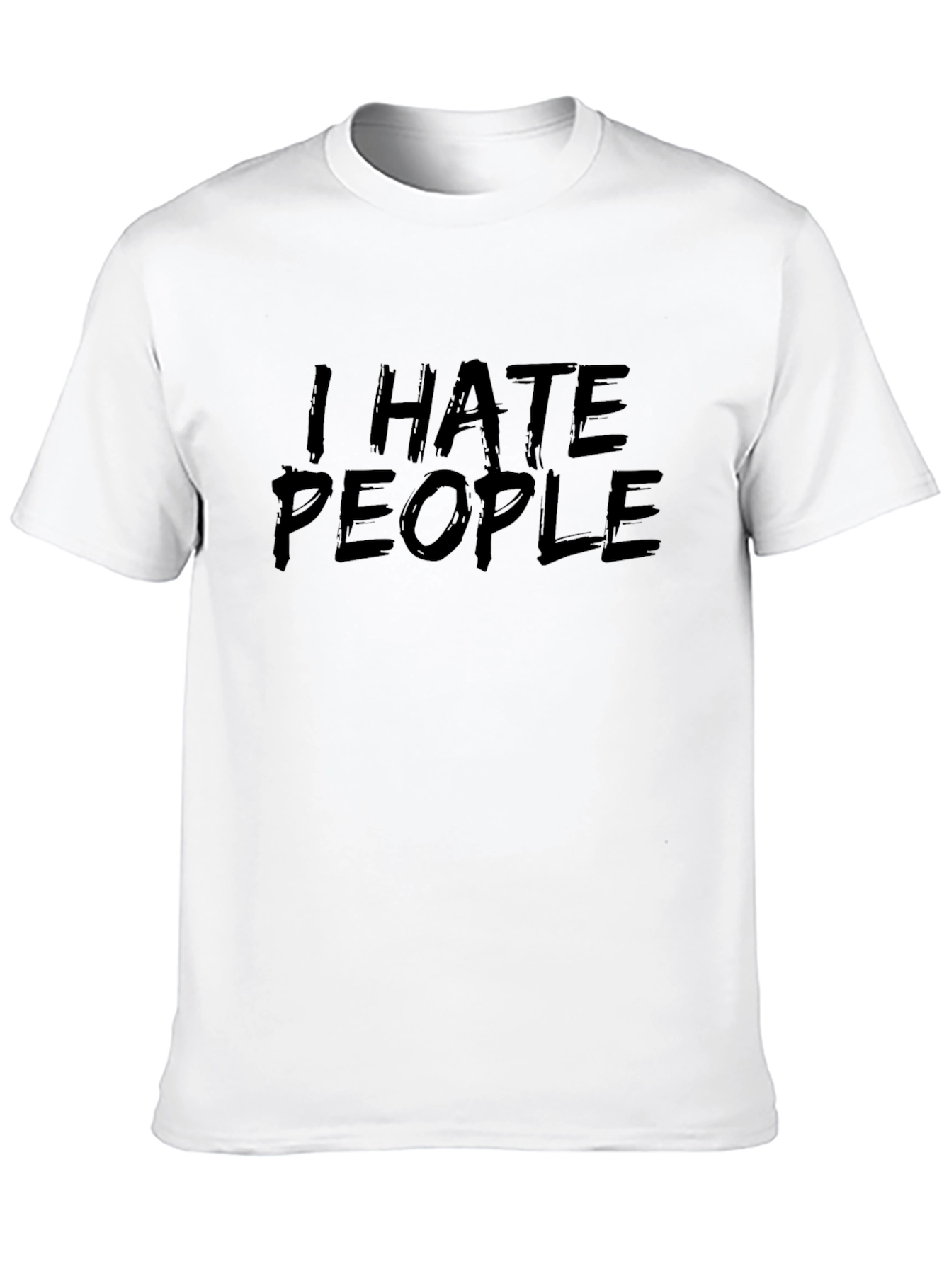 I Hate People Graphic Tee - Unisex Black T-Shirt