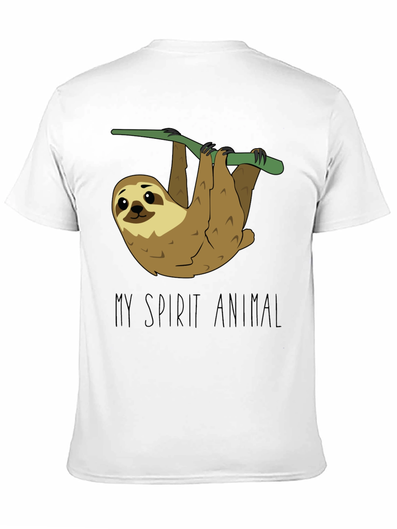 Sloth Spirit Animal Graphic T-Shirt