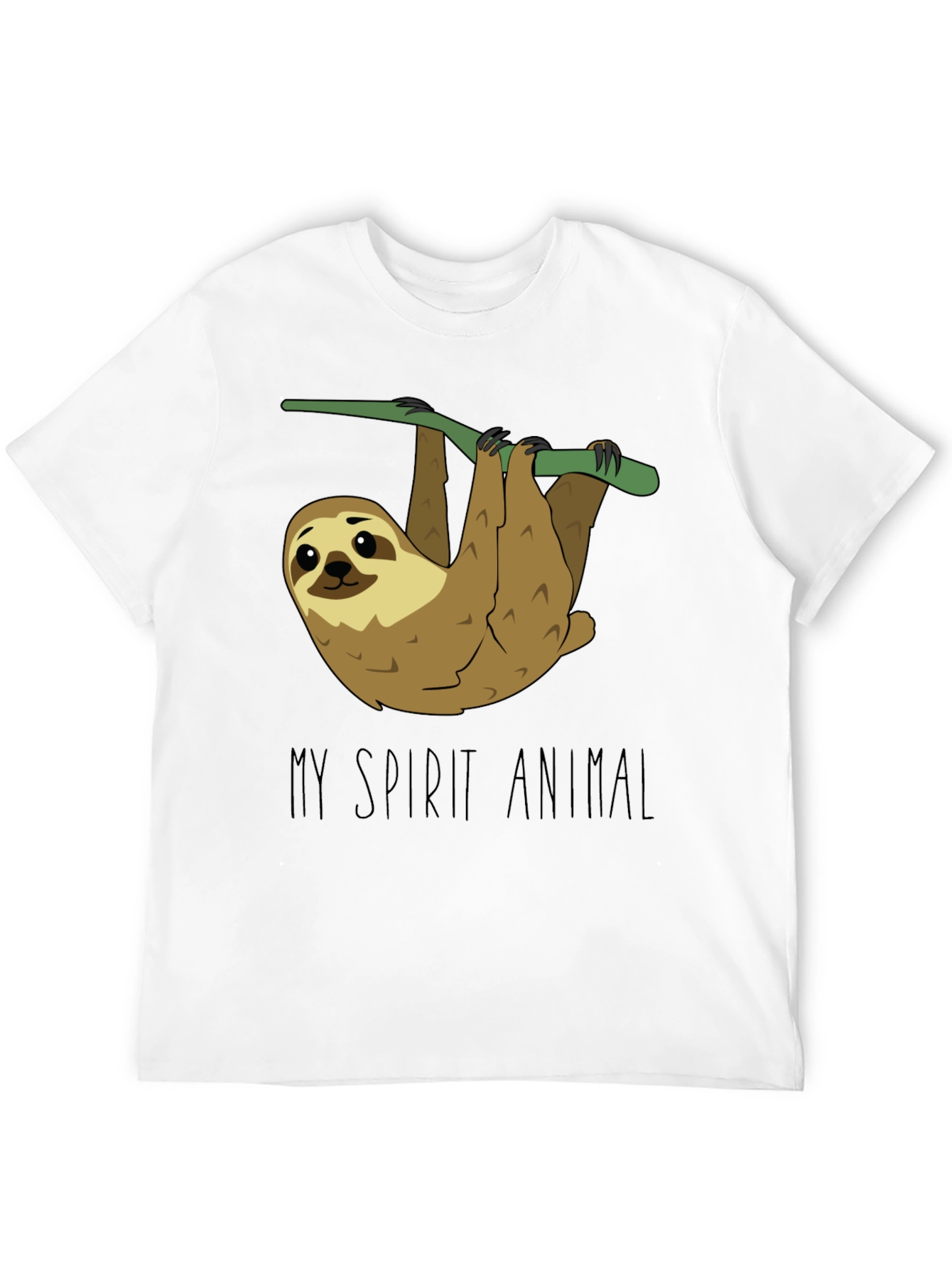 Sloth Spirit Animal Graphic T-Shirt