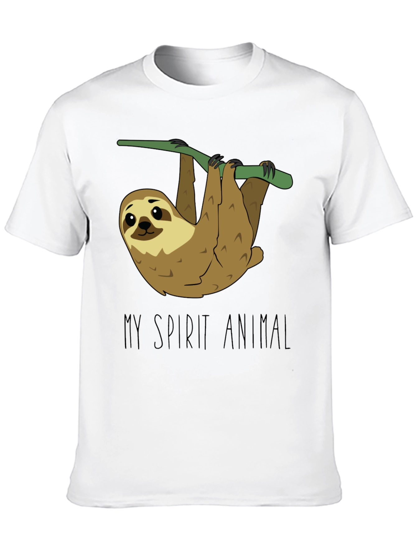 Sloth Spirit Animal Graphic T-Shirt