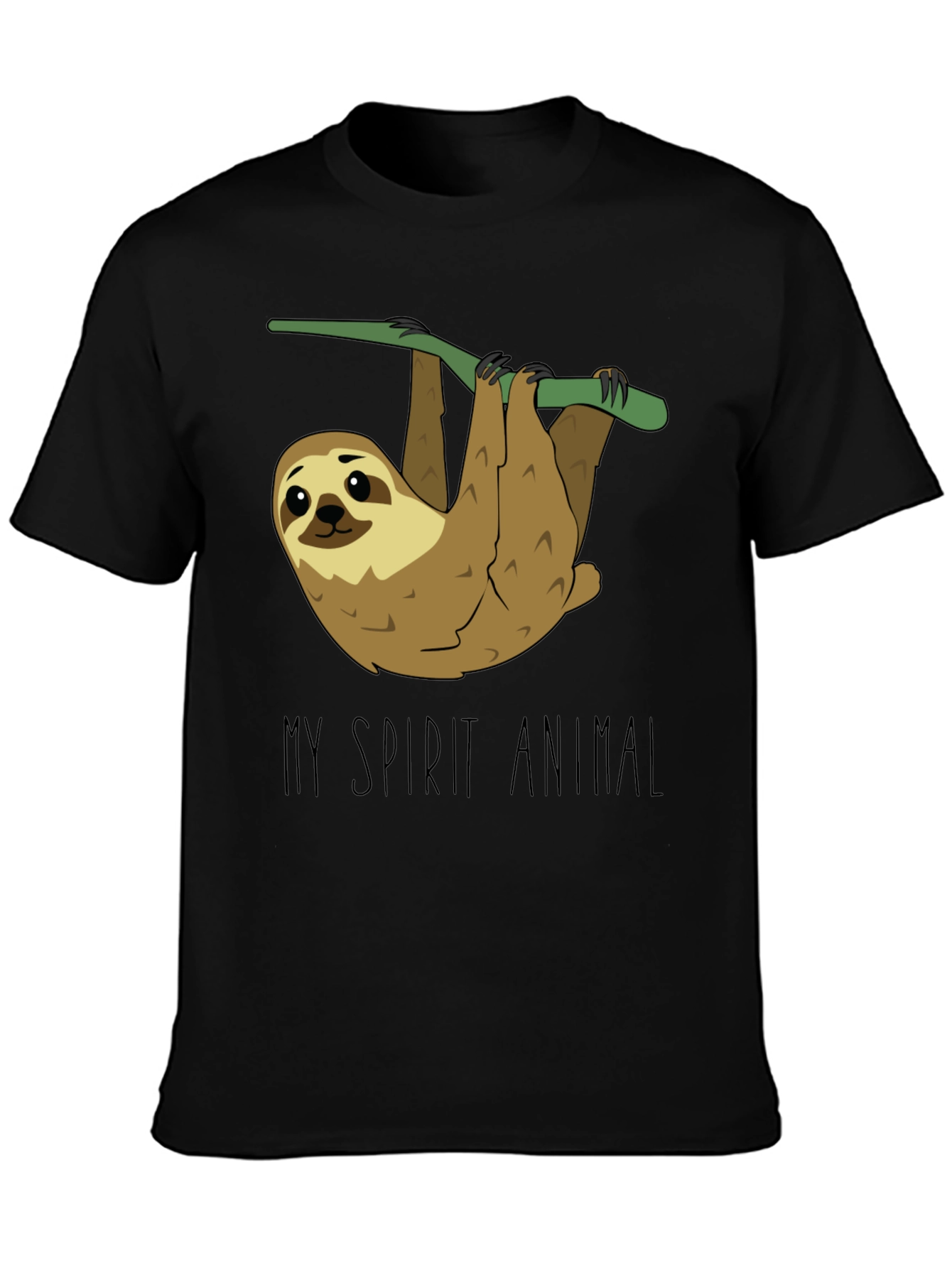 Sloth Spirit Animal Graphic T-Shirt