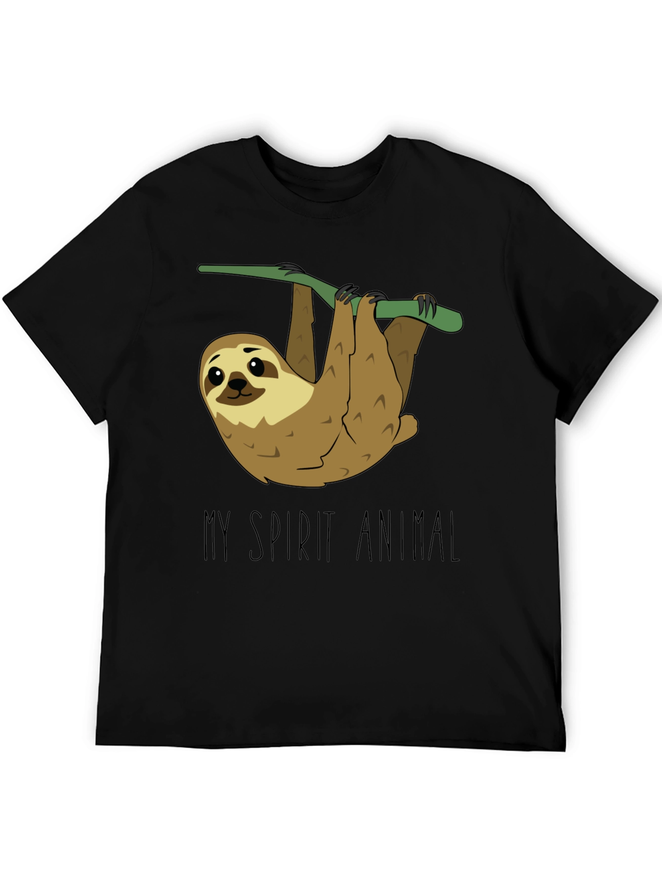 Sloth Spirit Animal Graphic T-Shirt