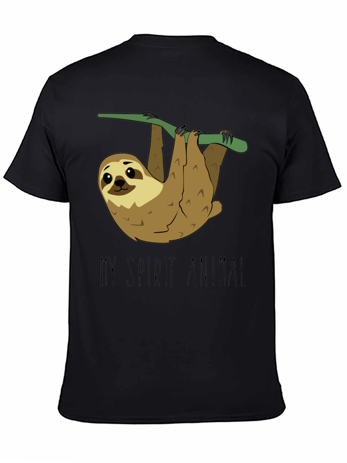 Sloth Spirit Animal Graphic T-Shirt