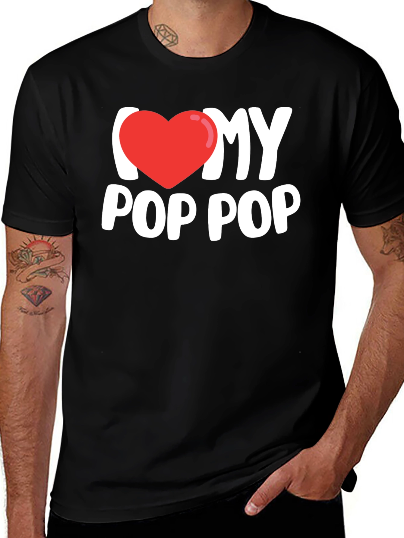 I Heart My Pop Pop T-Shirt