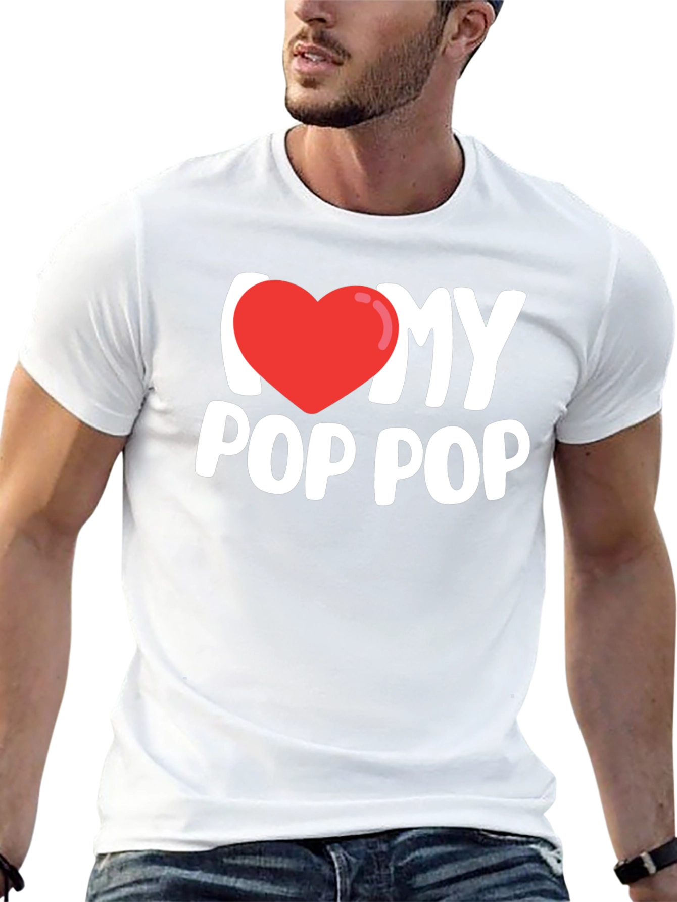 I Heart My Pop Pop T-Shirt