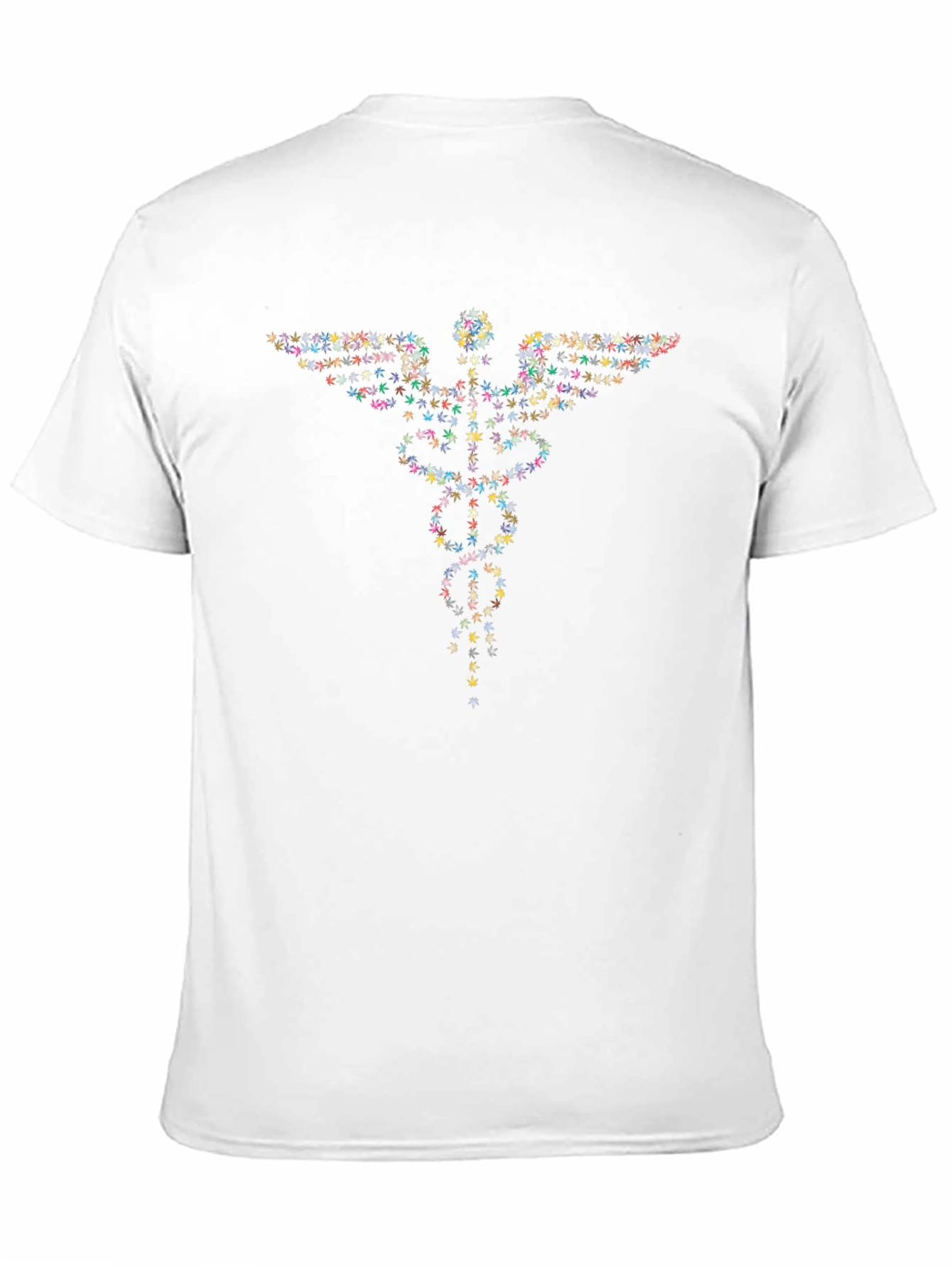 Marijuana Caduceus Graphic T-Shirt
