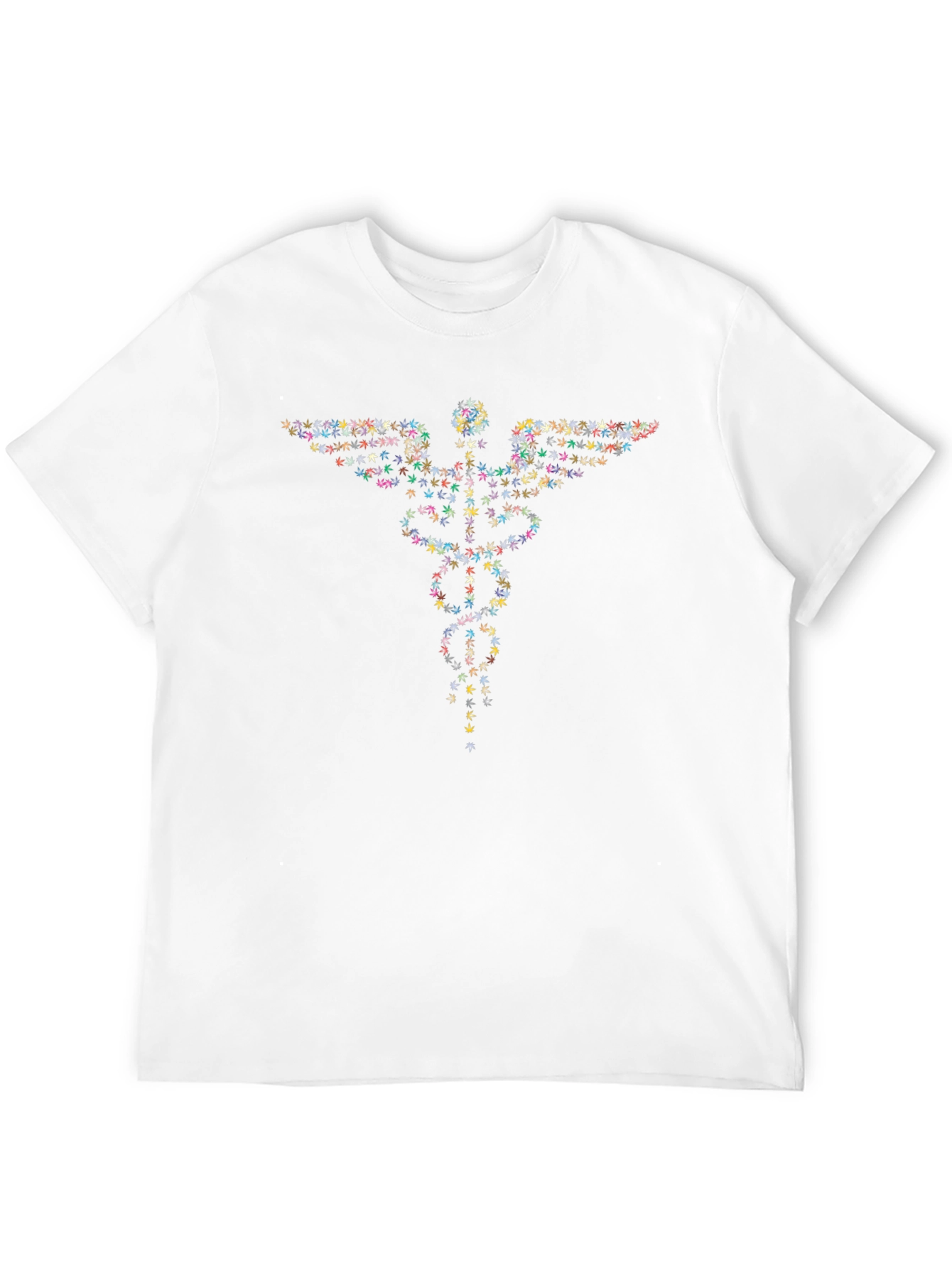 Marijuana Caduceus Graphic T-Shirt