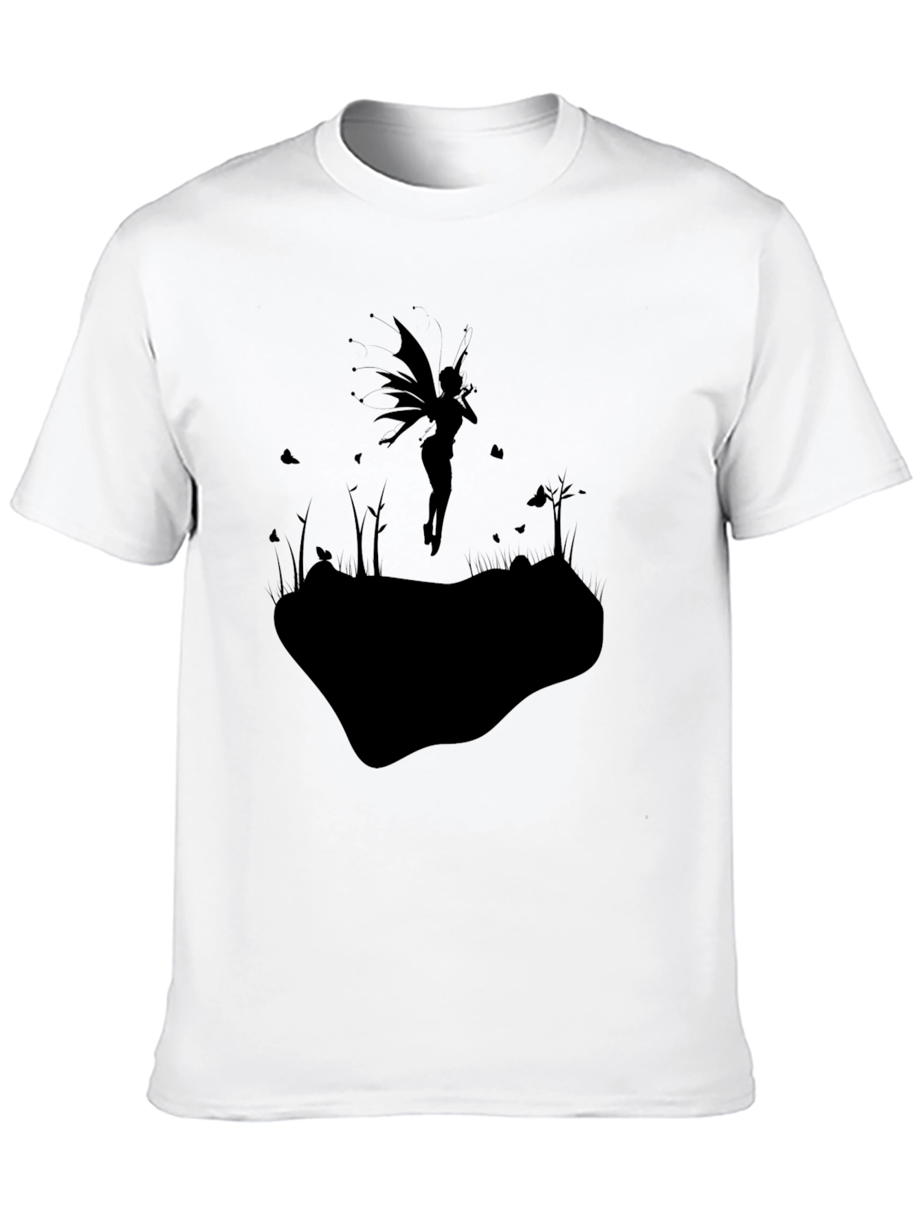 Black Fairy Silhouette T-Shirt