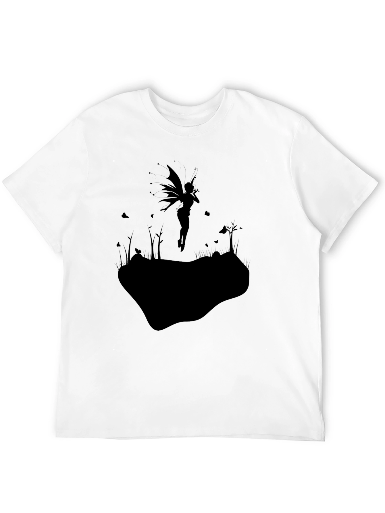 Black Fairy Silhouette T-Shirt