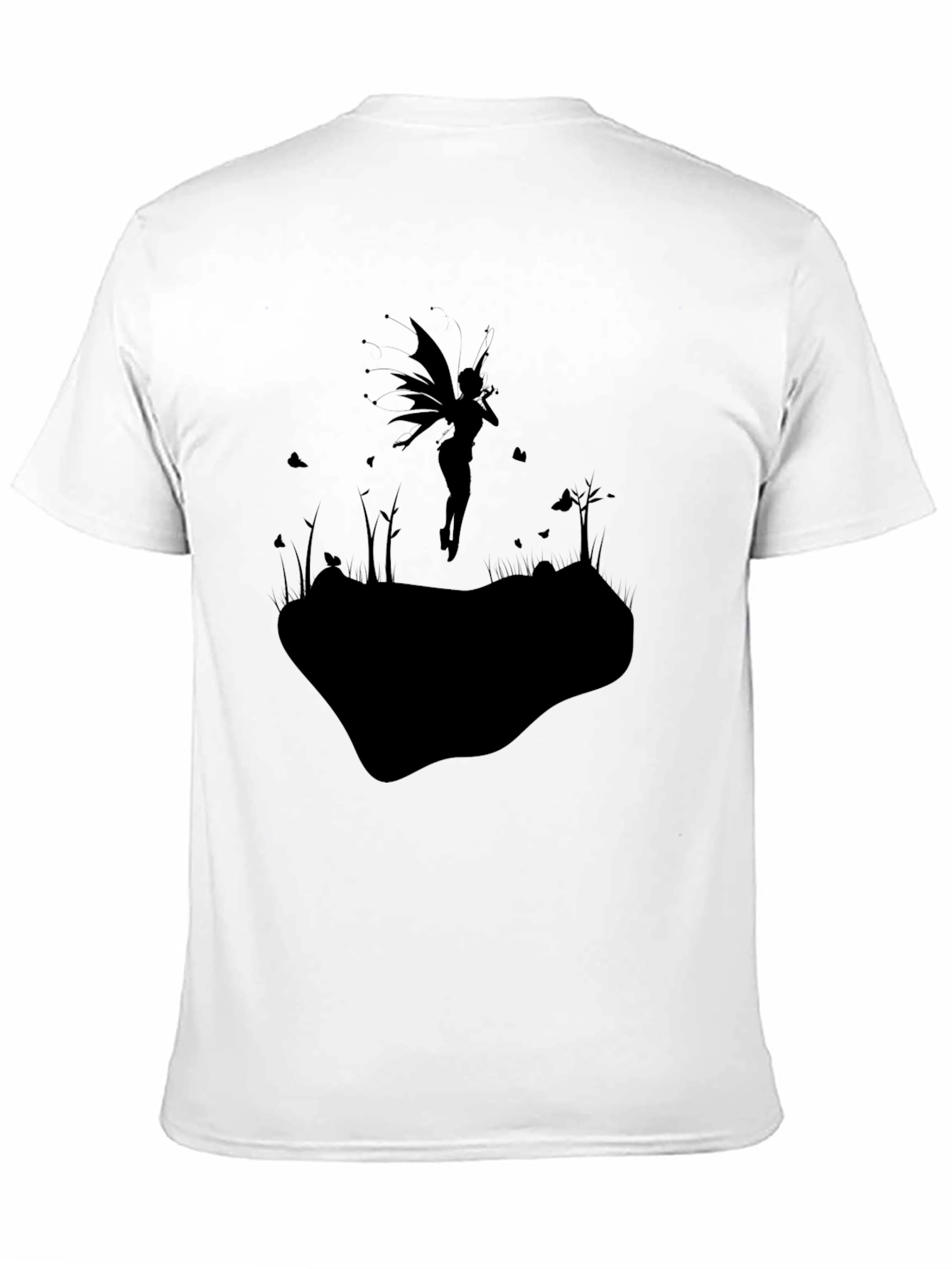 Black Fairy Silhouette T-Shirt