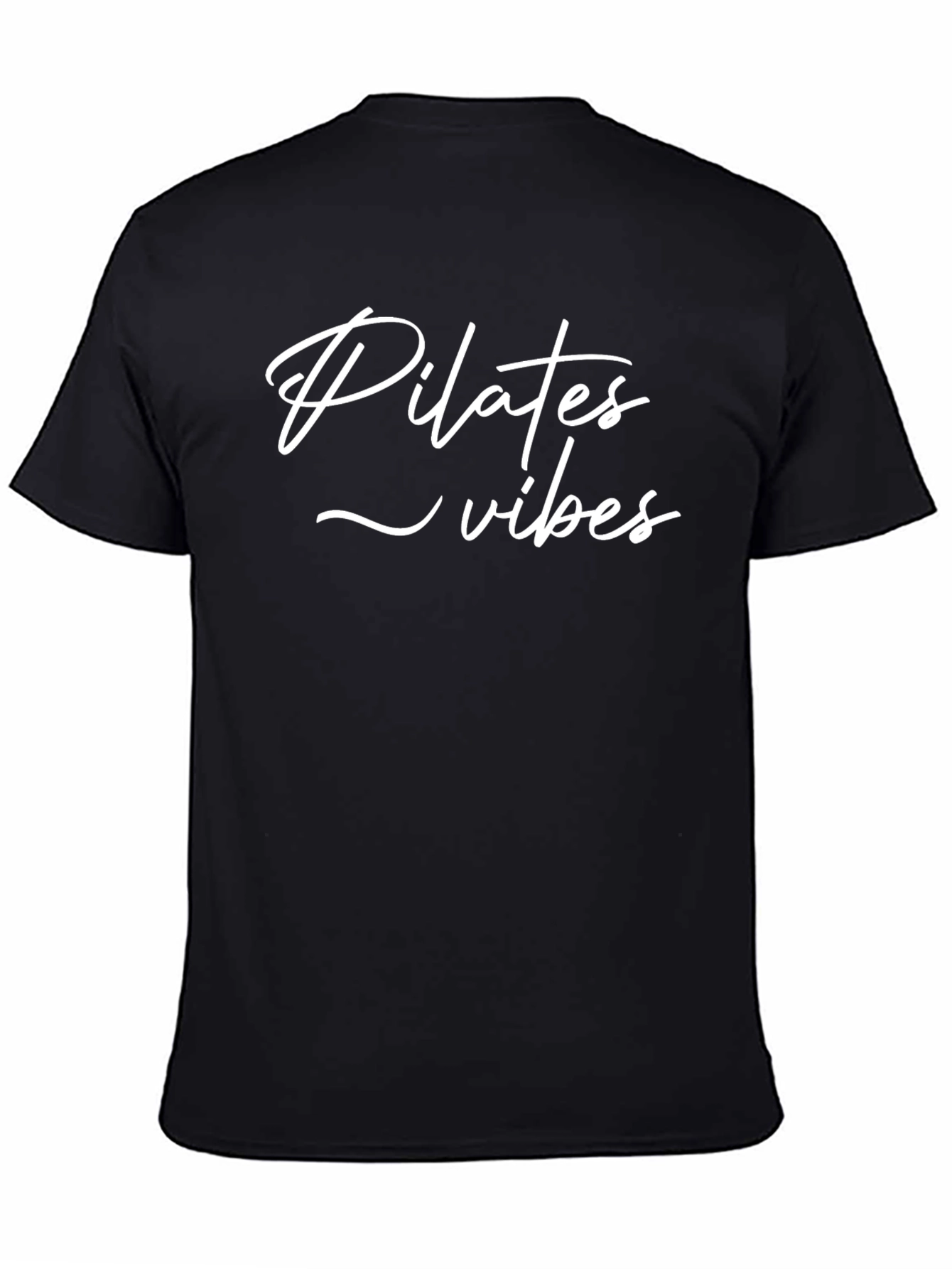 Pilates Vibes Black T-Shirt