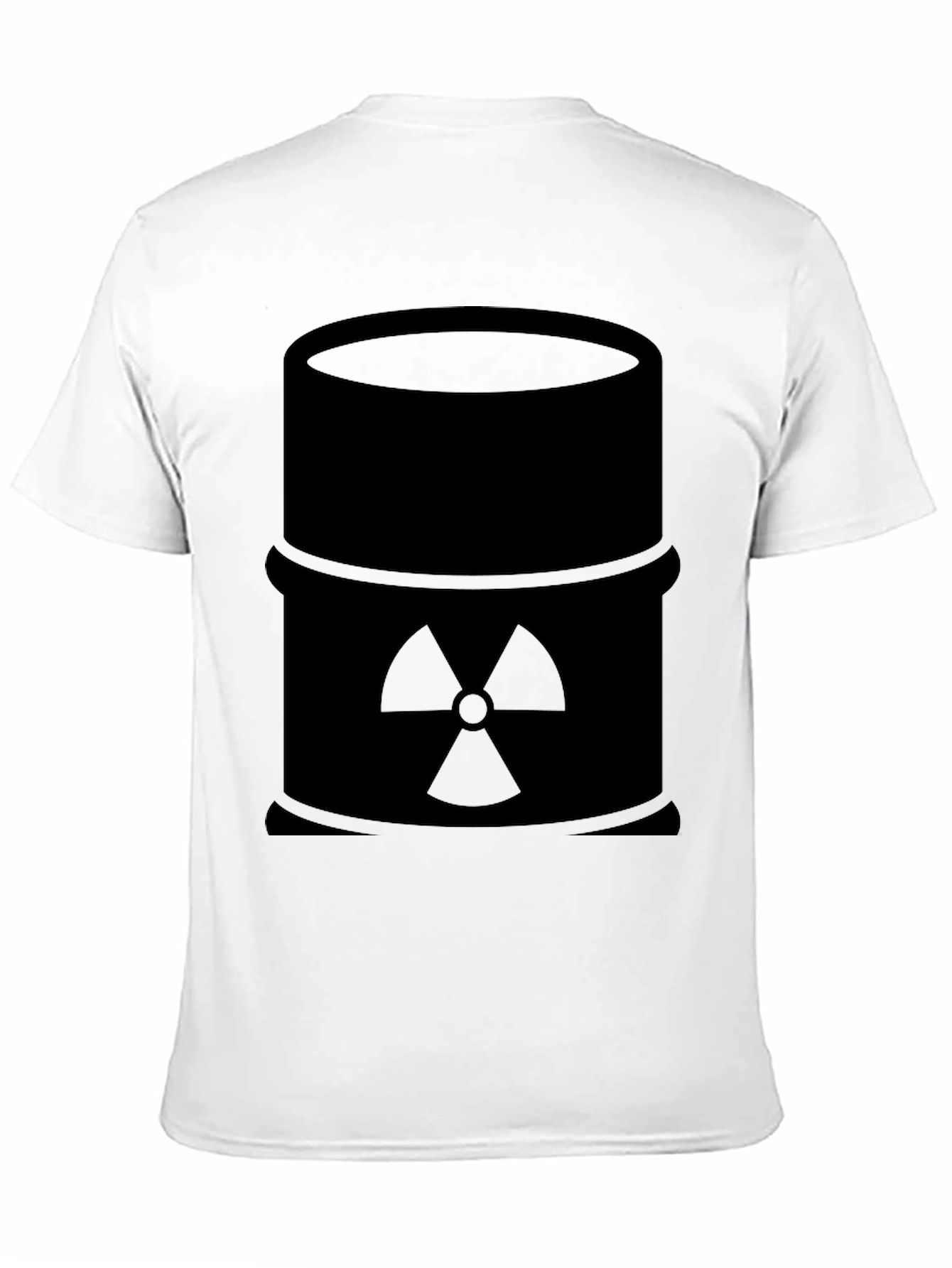 Radioactive Barrel Graphic Tee - Black Cotton T-Shirt