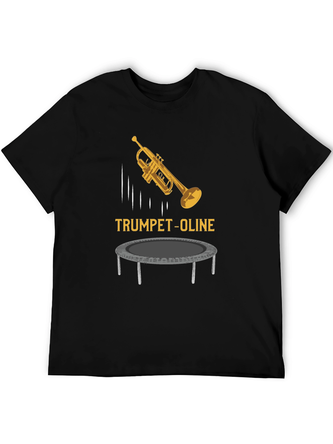 Trumpet-Oline Black Graphic Tee