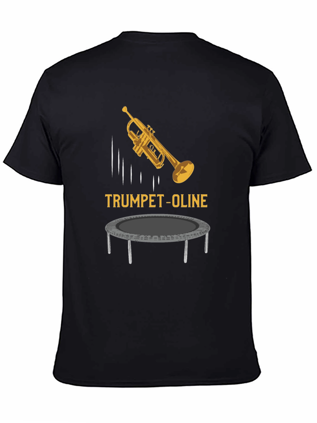 Trumpet-Oline Black Graphic Tee