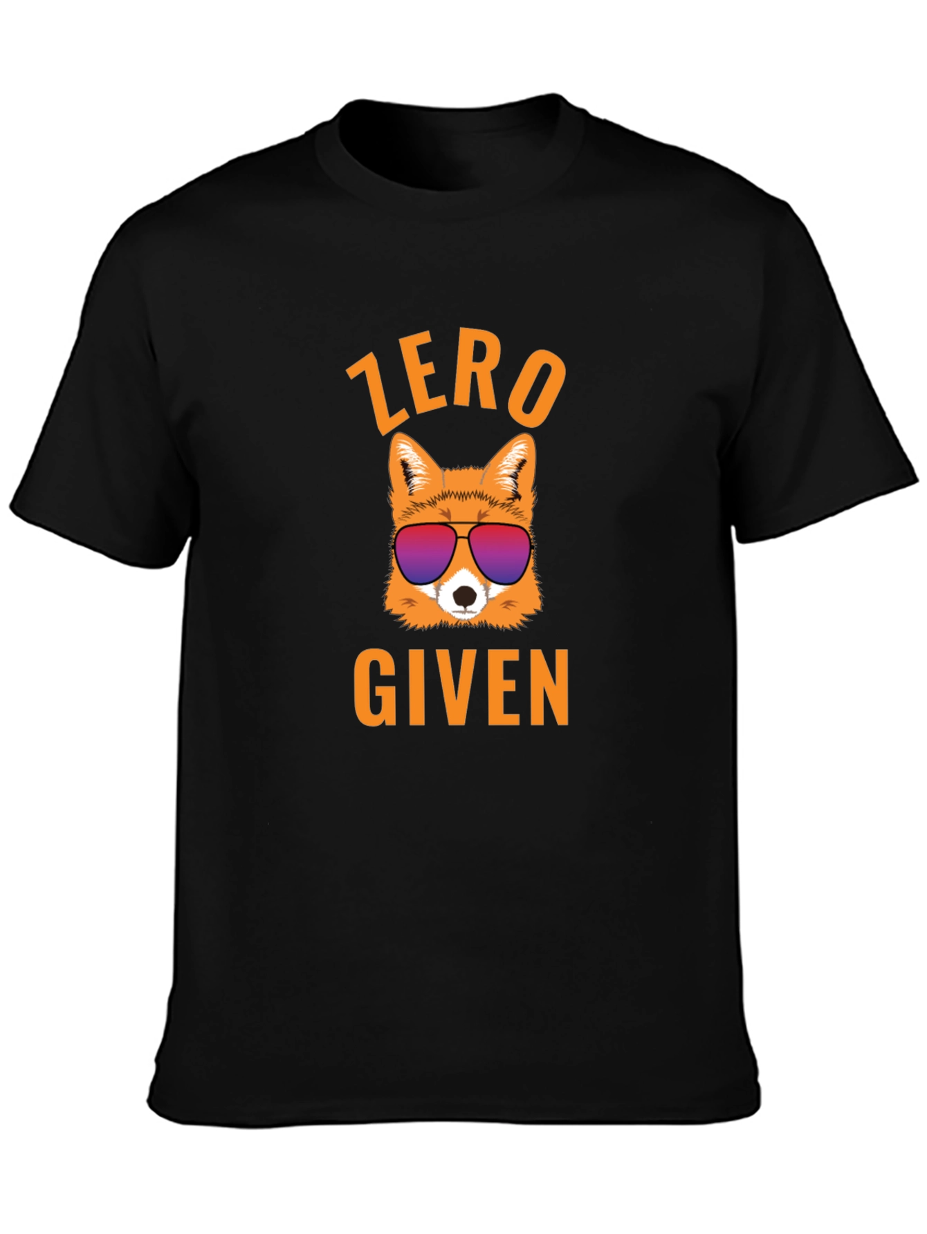 Zero Fox Given T-Shirt - Funny Graphic Tee