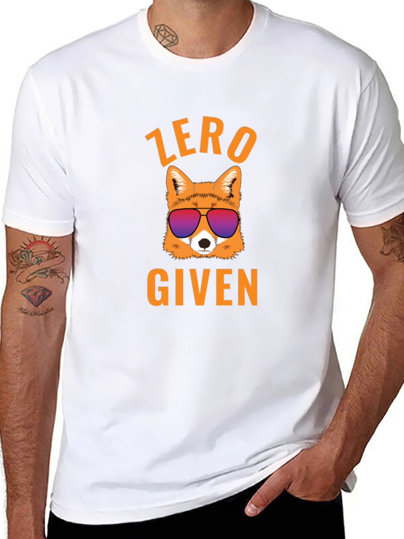 Zero Fox Given T-Shirt - Funny Graphic Tee