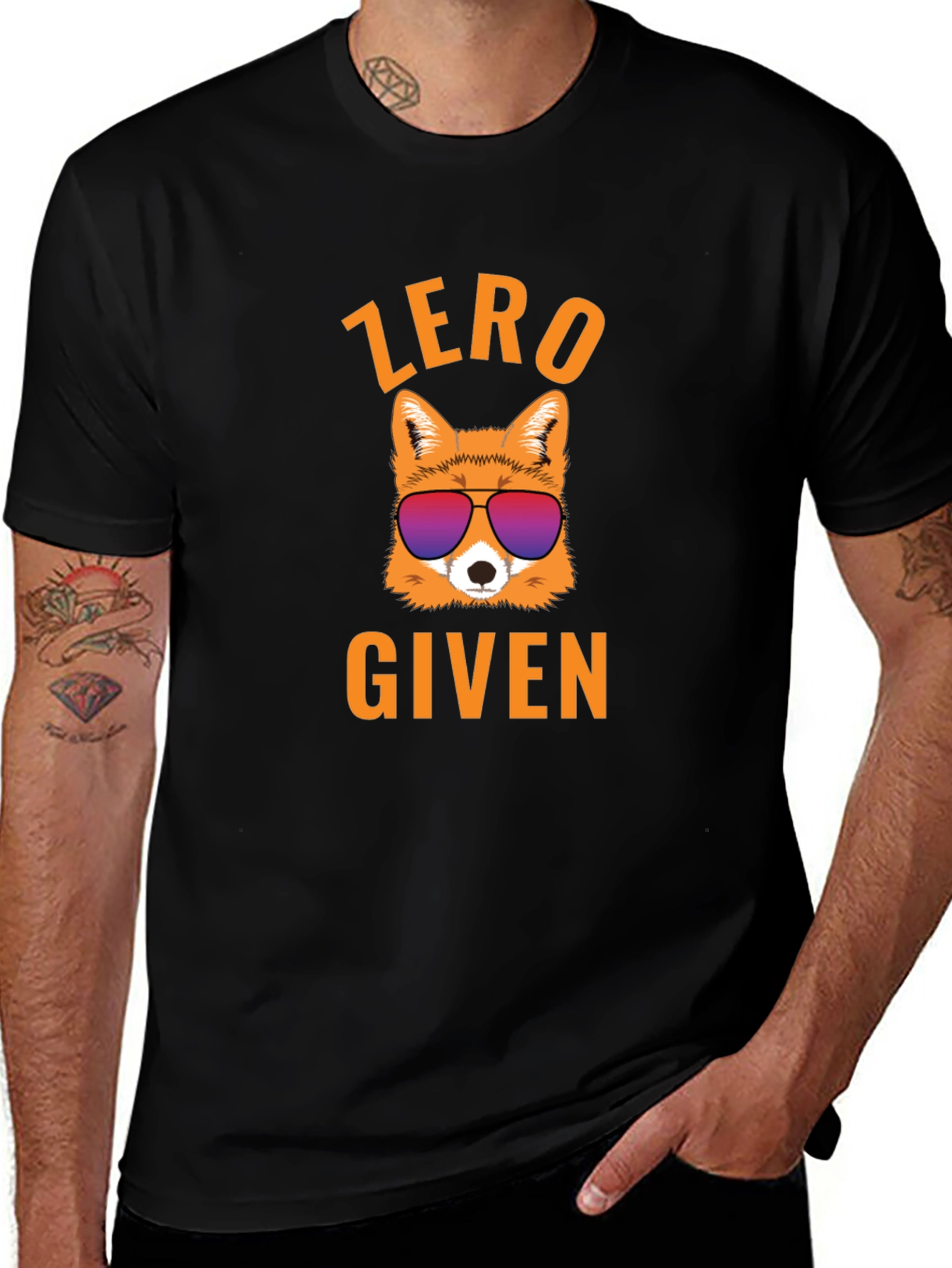 Zero Fox Given T-Shirt - Funny Graphic Tee