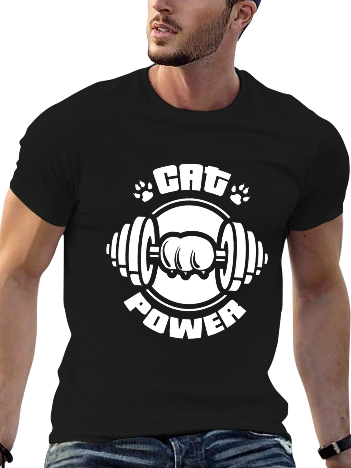 Cat Power T-Shirt - Gym Humor