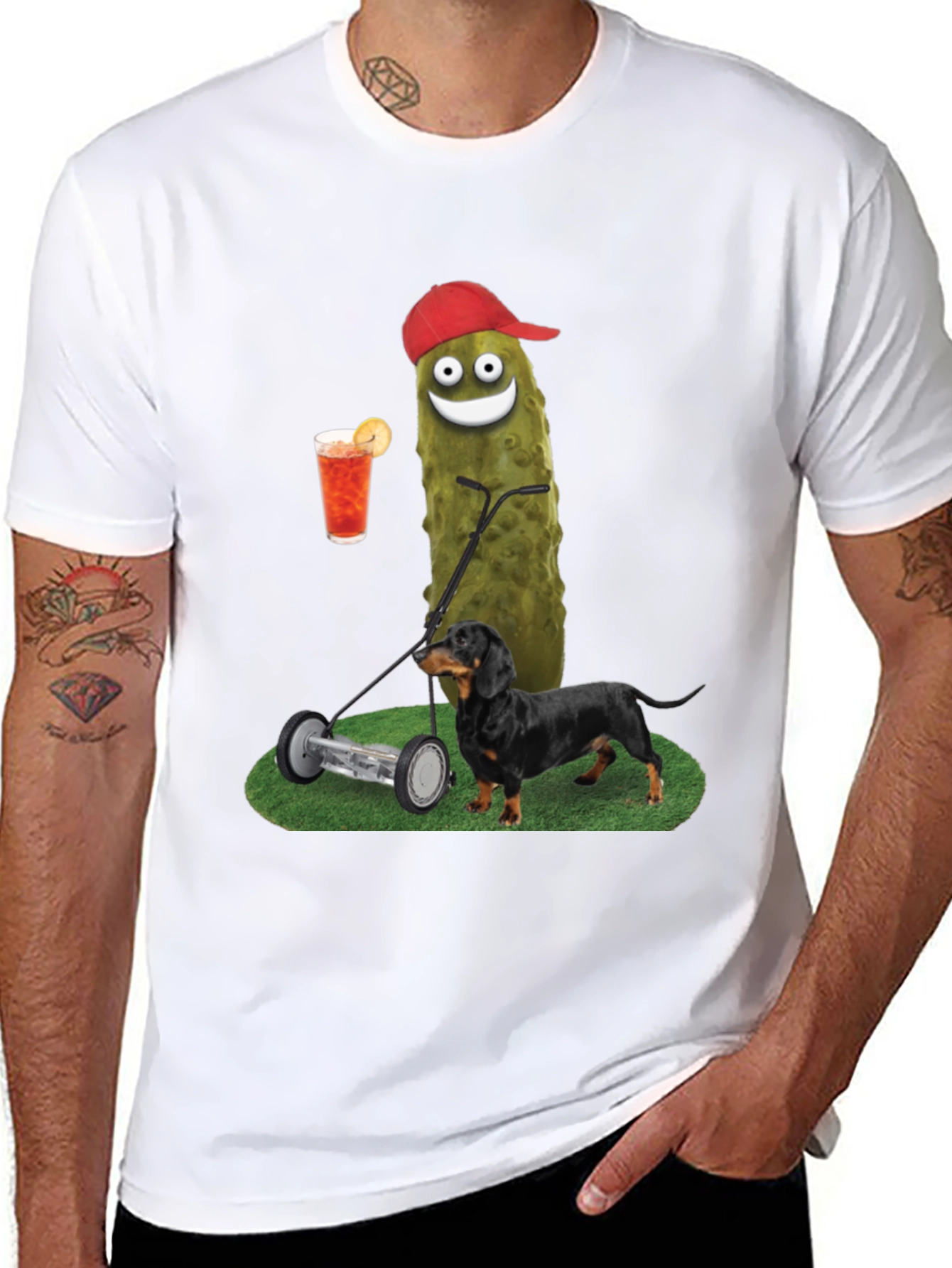 Funny Pickle & Dog T-Shirt