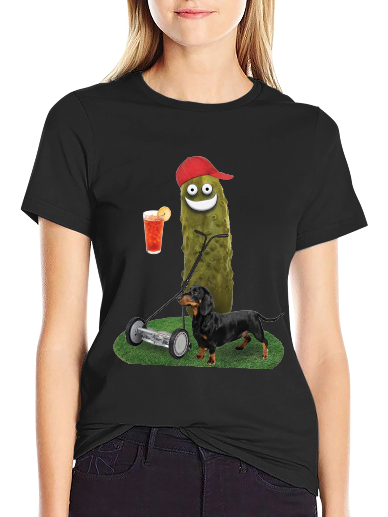 Funny Pickle & Dog T-Shirt