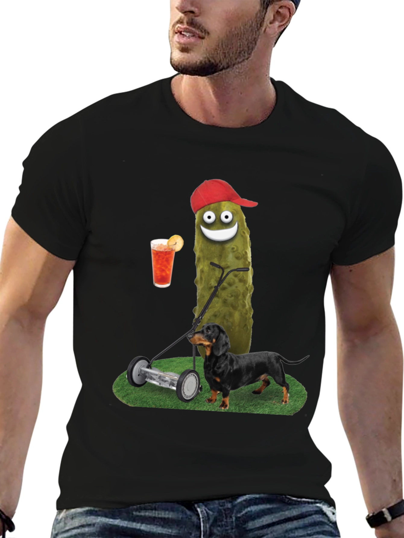Funny Pickle & Dog T-Shirt
