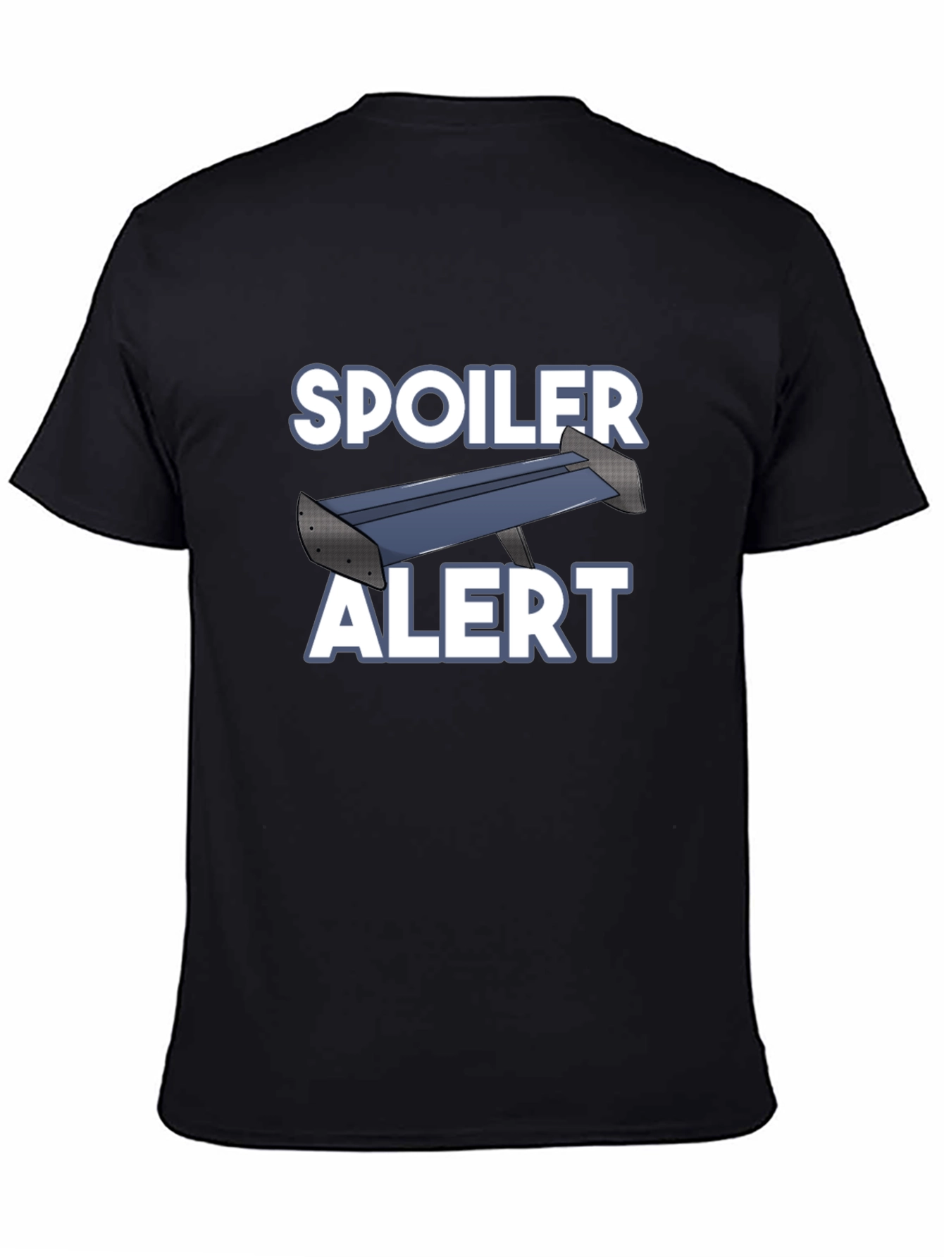 Spoiler Alert Novelty Graphic T-Shirt - Black