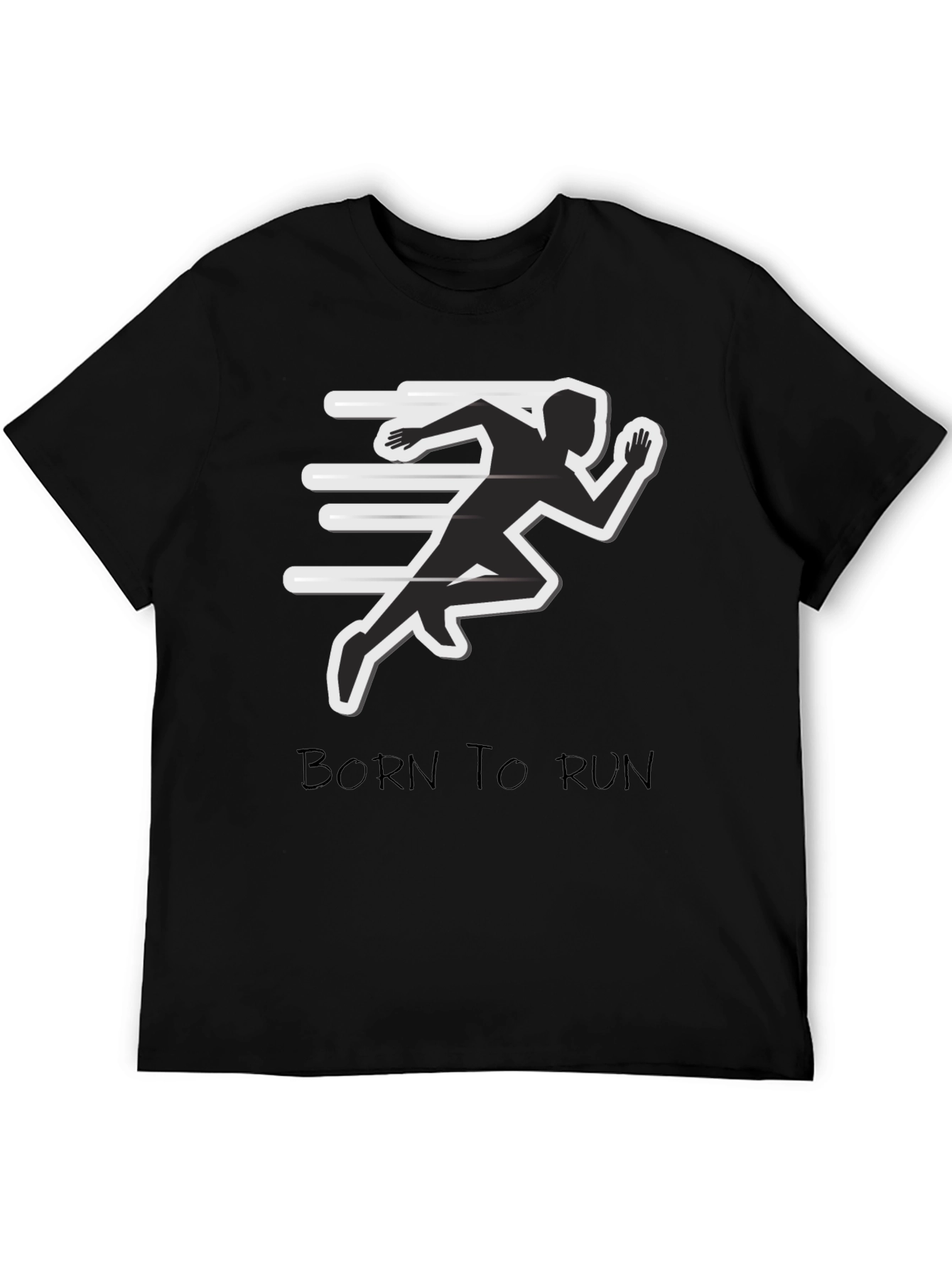 Born to Run Graphic Tee - Athletic Style