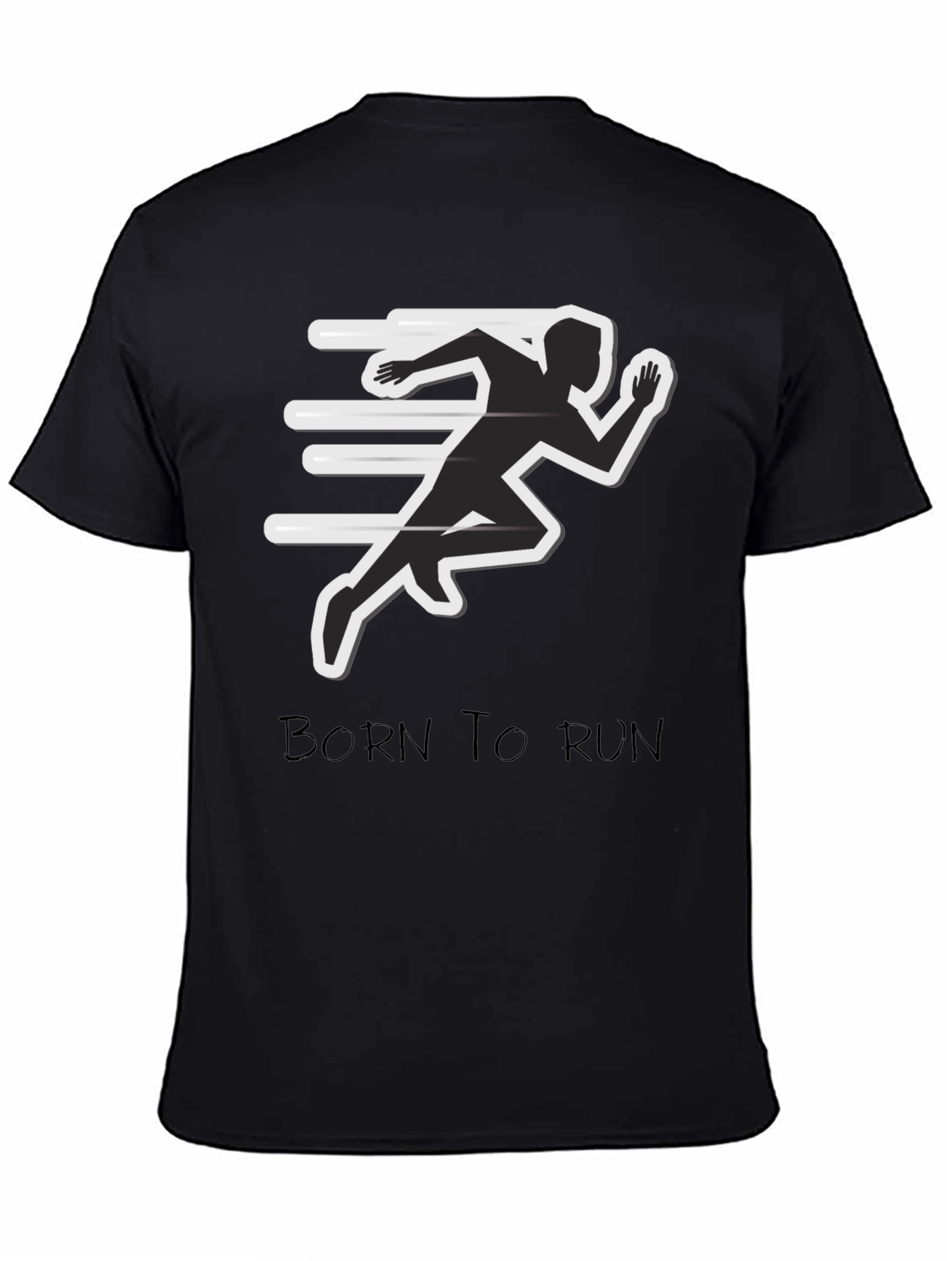 Born to Run Graphic Tee - Athletic Style